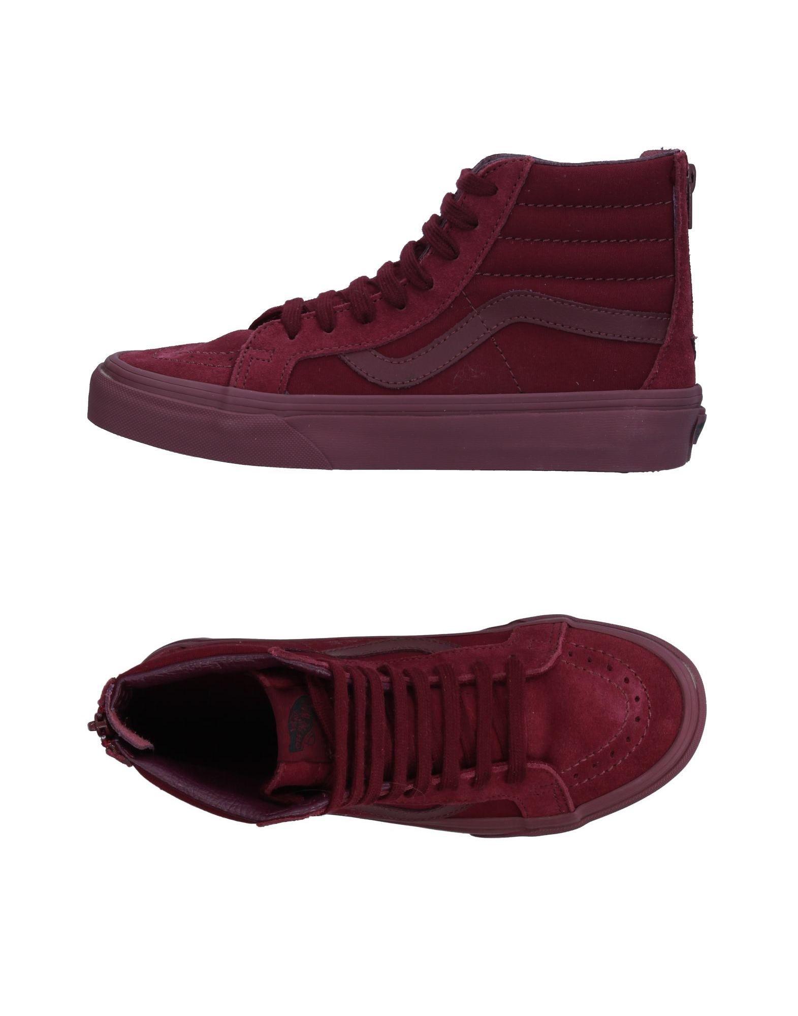 maroon high tops