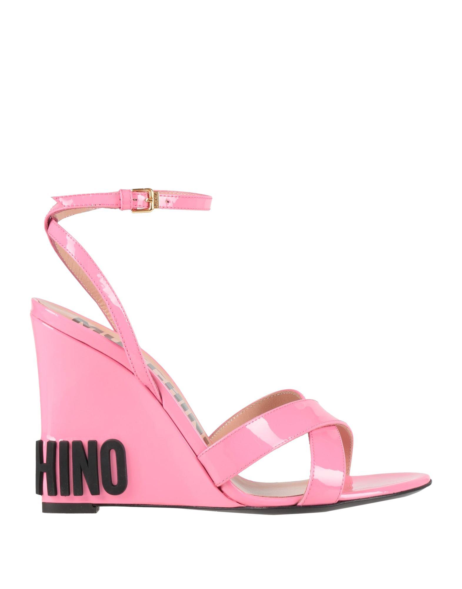 Moschino Couture Sandals Leather in Pink Lyst UK