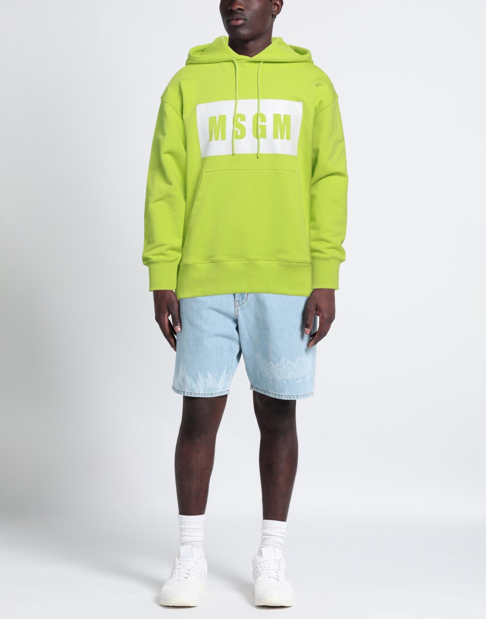 MSGM Sweatshirt in Green for Men | Lyst