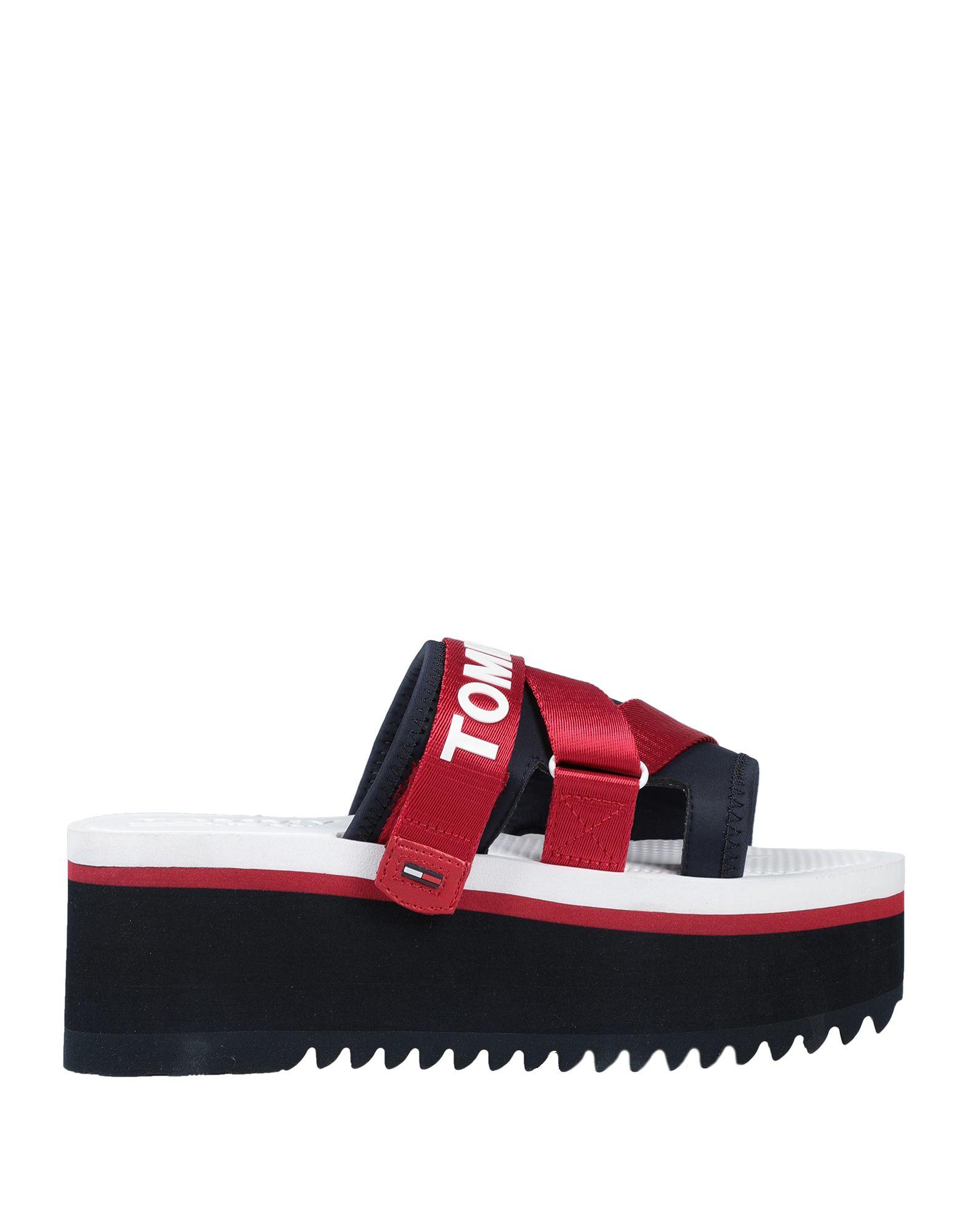 Tommy Hilfiger Sandals in Red | Lyst