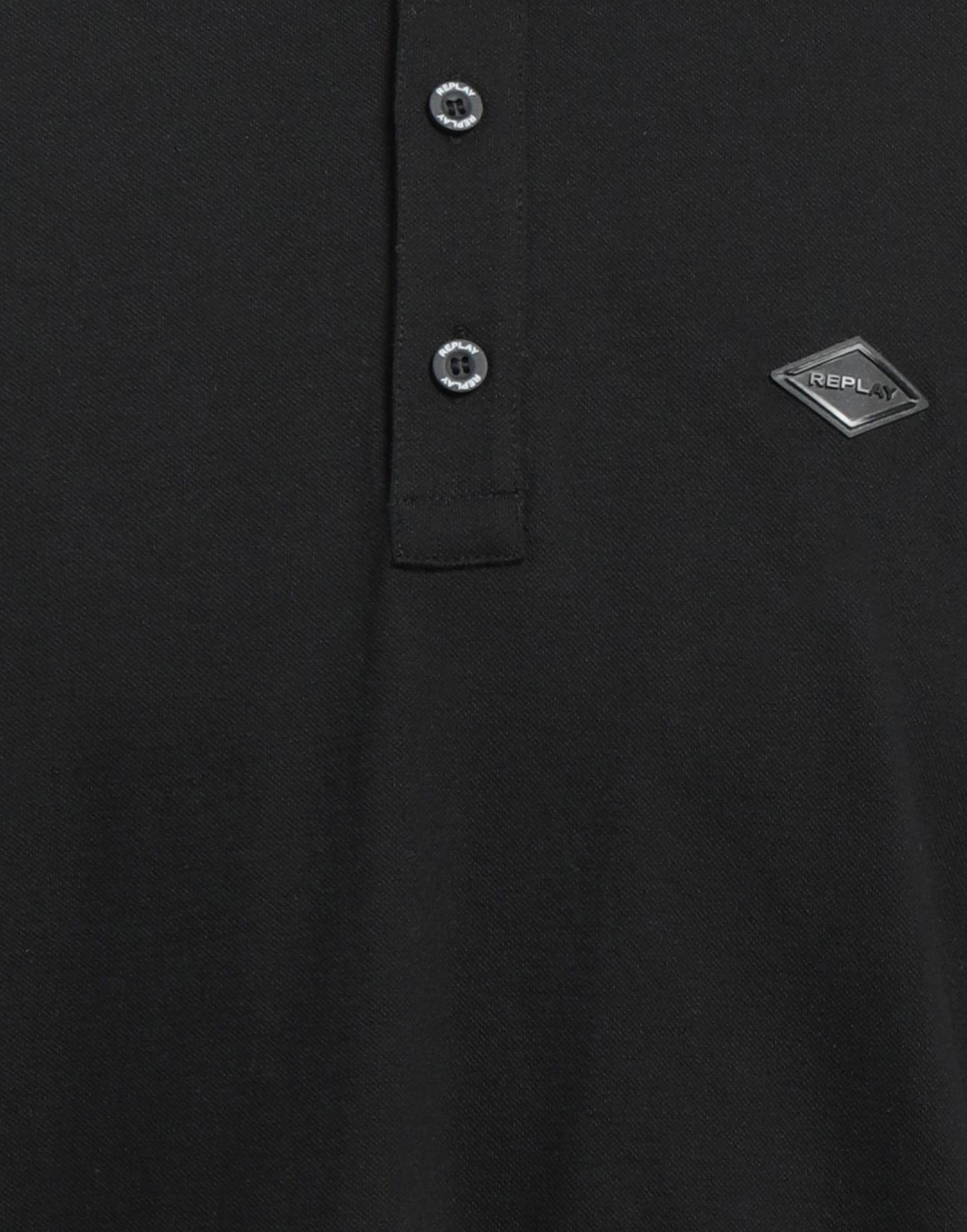 Replay Polo Shirt in Black for Men | Lyst