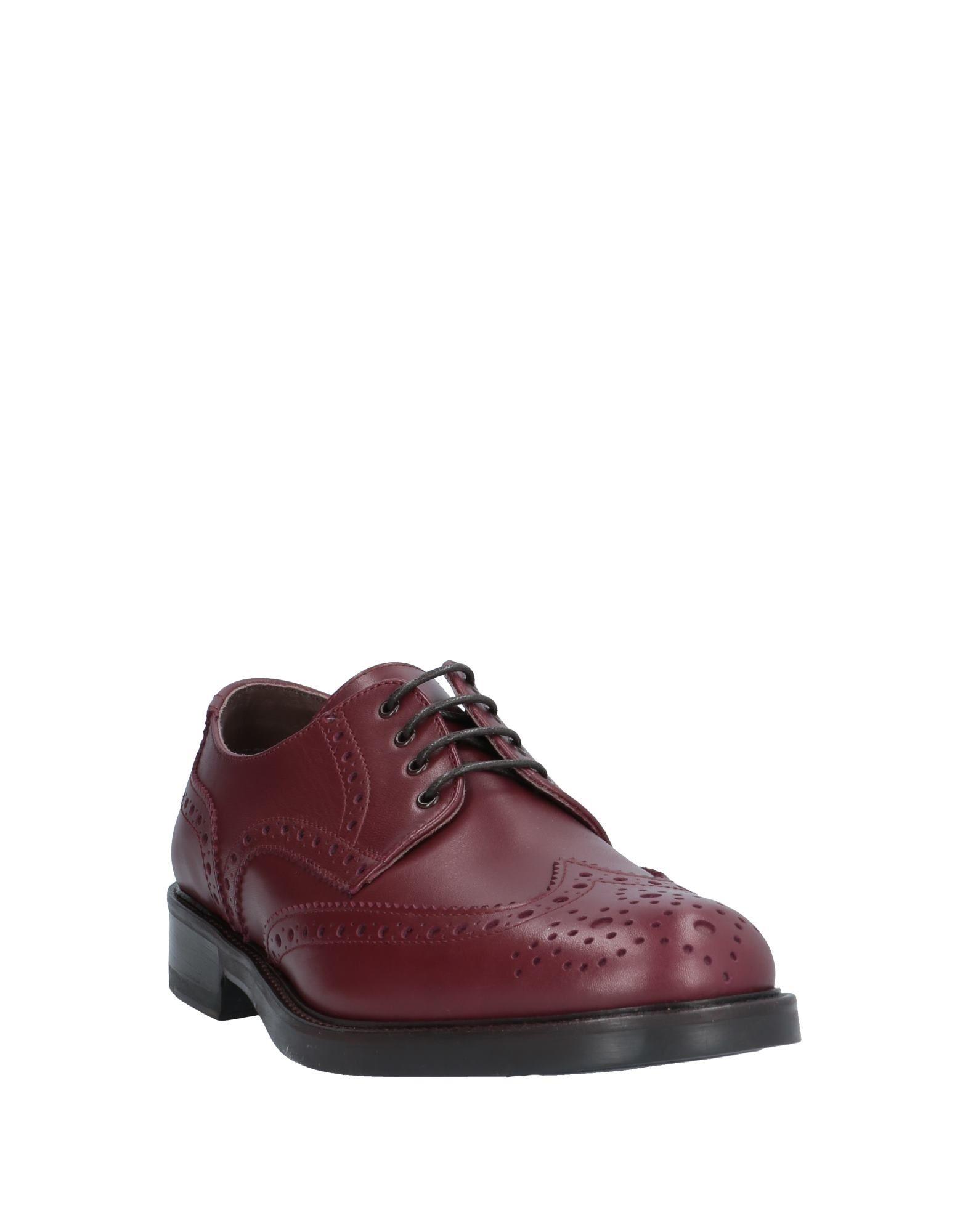 Boemos Leather Lace-up Shoe in Maroon (Purple) for Men - Lyst