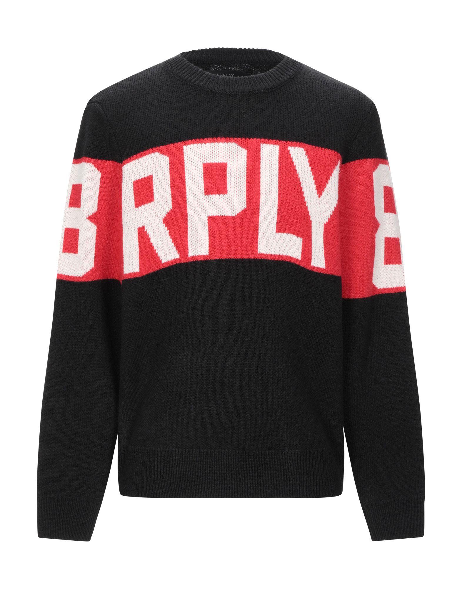 Replay Sweater in Black for Men - Lyst