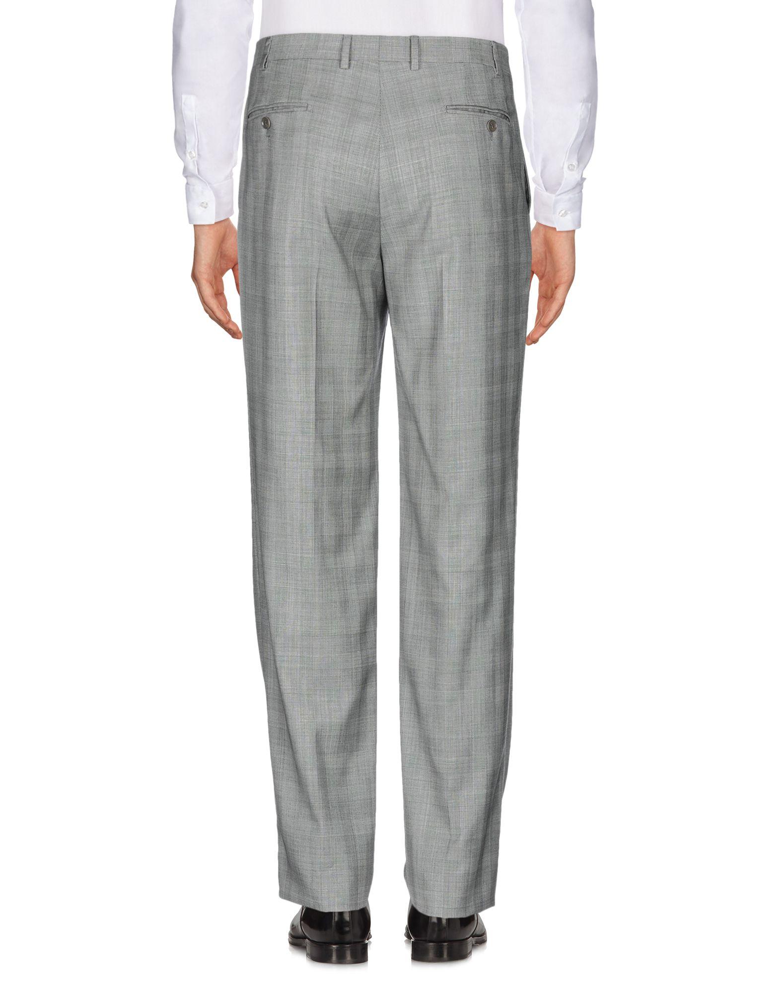 Pal Zileri Wool Casual Pants in Grey (Gray) for Men - Lyst
