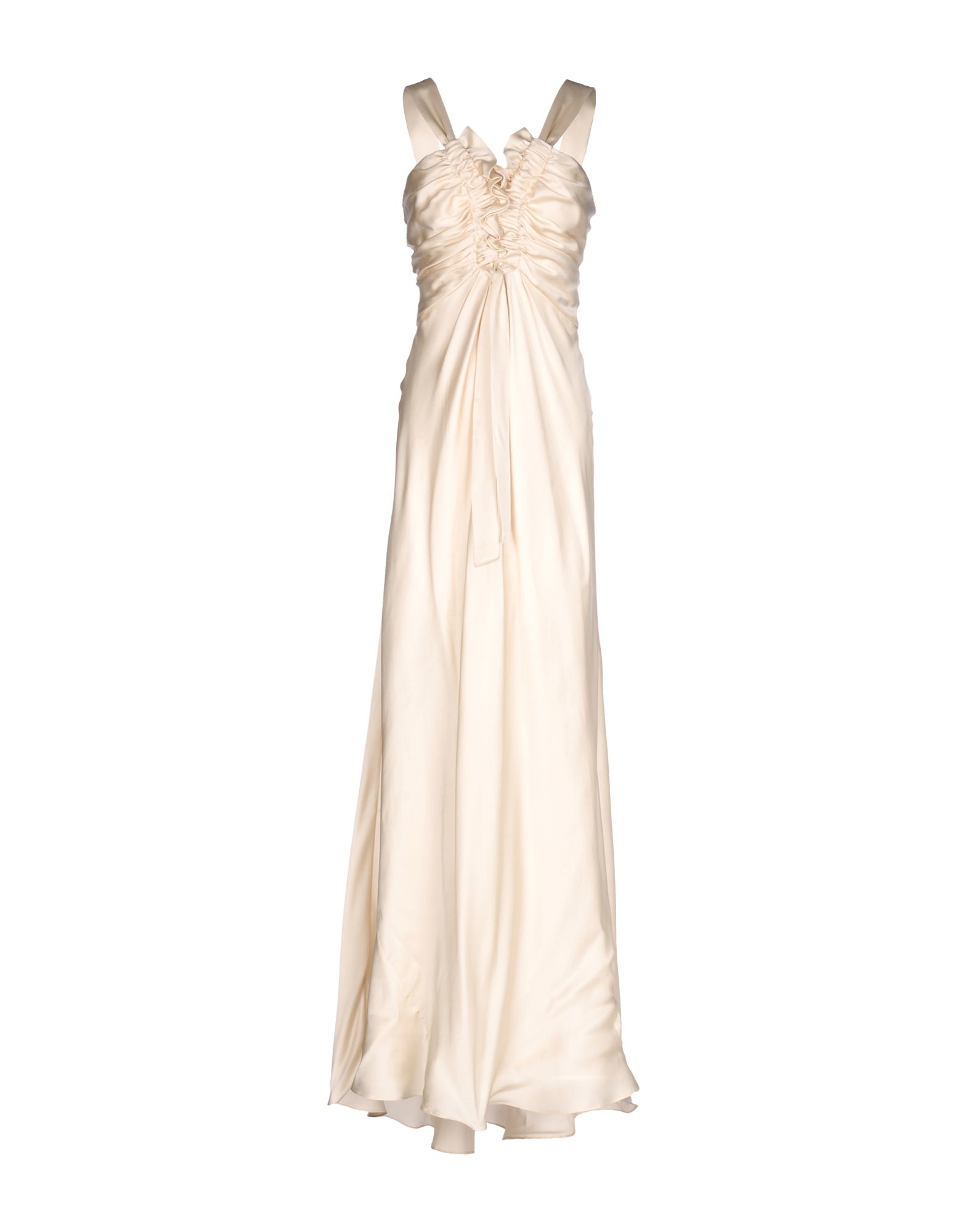 Moschino Long Dress in Beige (Ivory) | Lyst