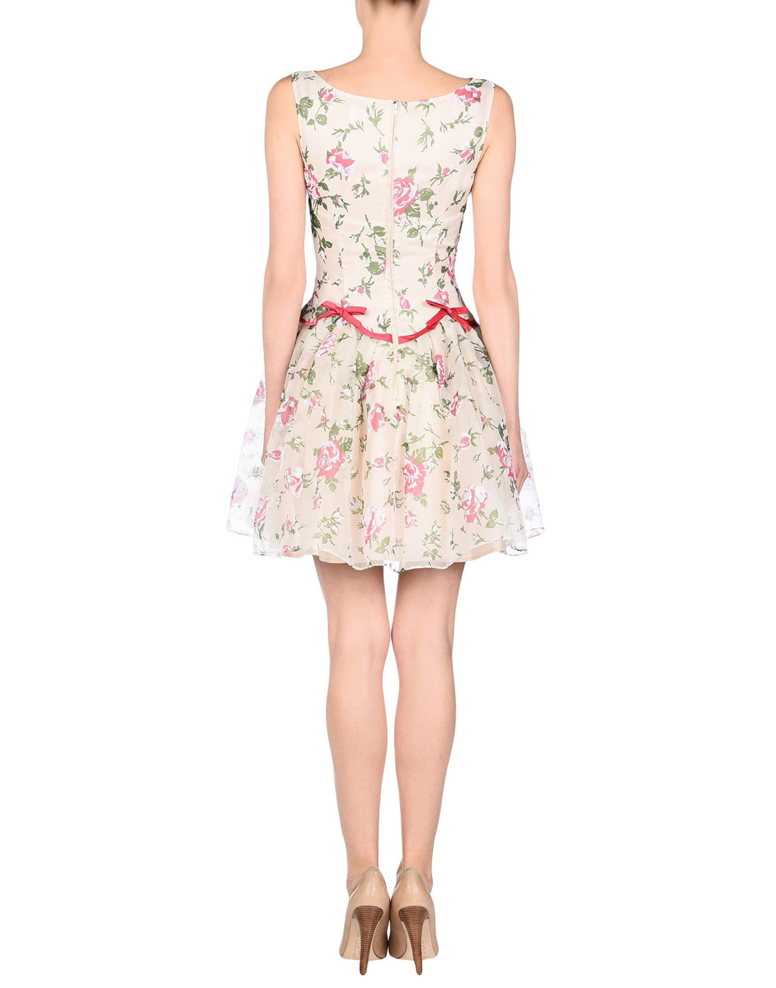 Lyst - Red Valentino Short Dress in Natural