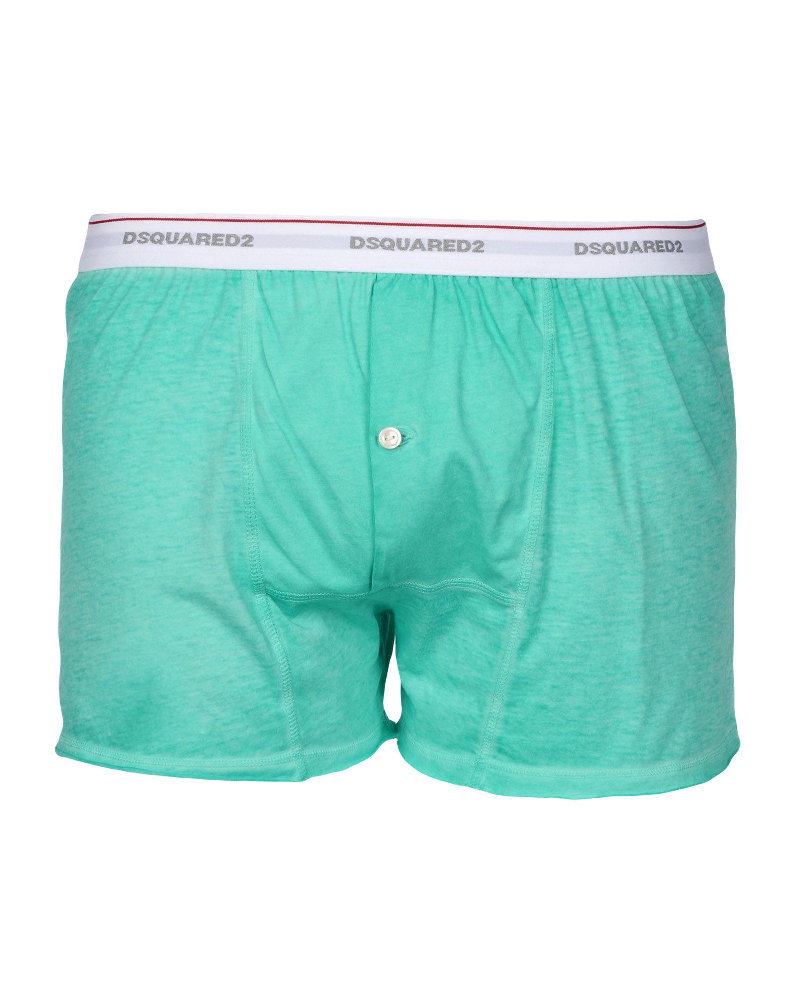 Lyst Dsquared² Boxer in Green for Men