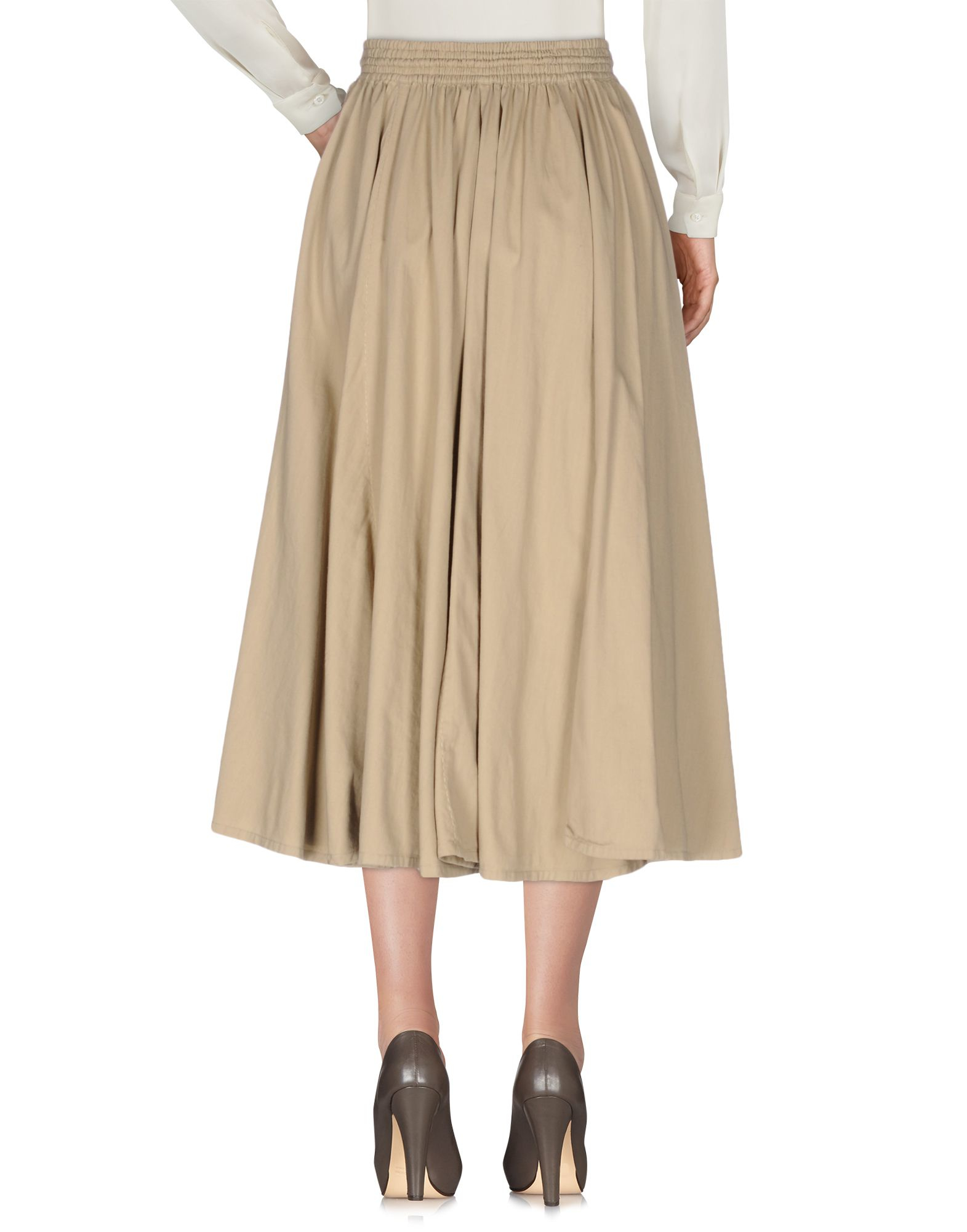 Lyst - Mes Demoiselles 3/4 Length Skirt in Natural