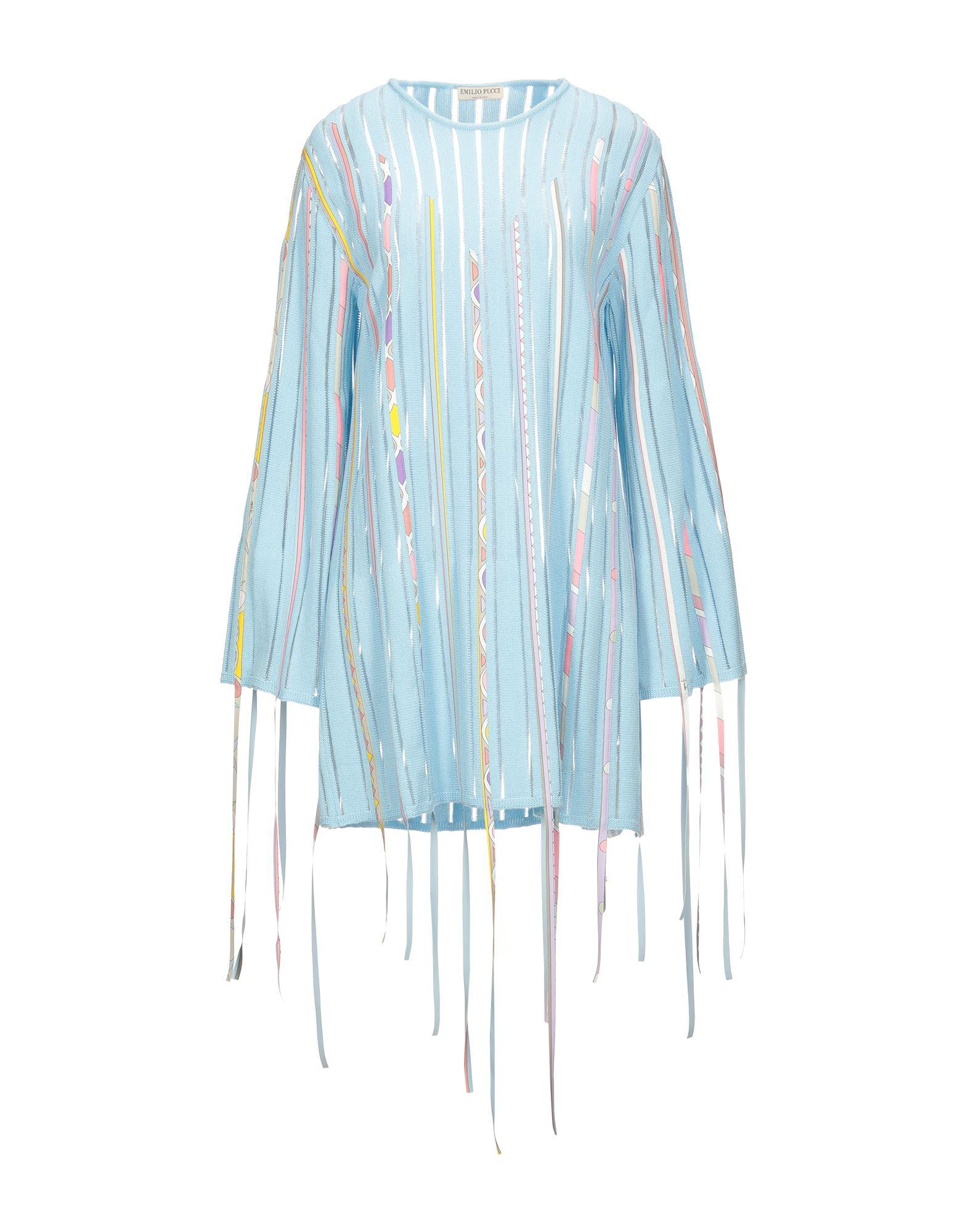 Emilio Pucci Short Dress in Blue Lyst