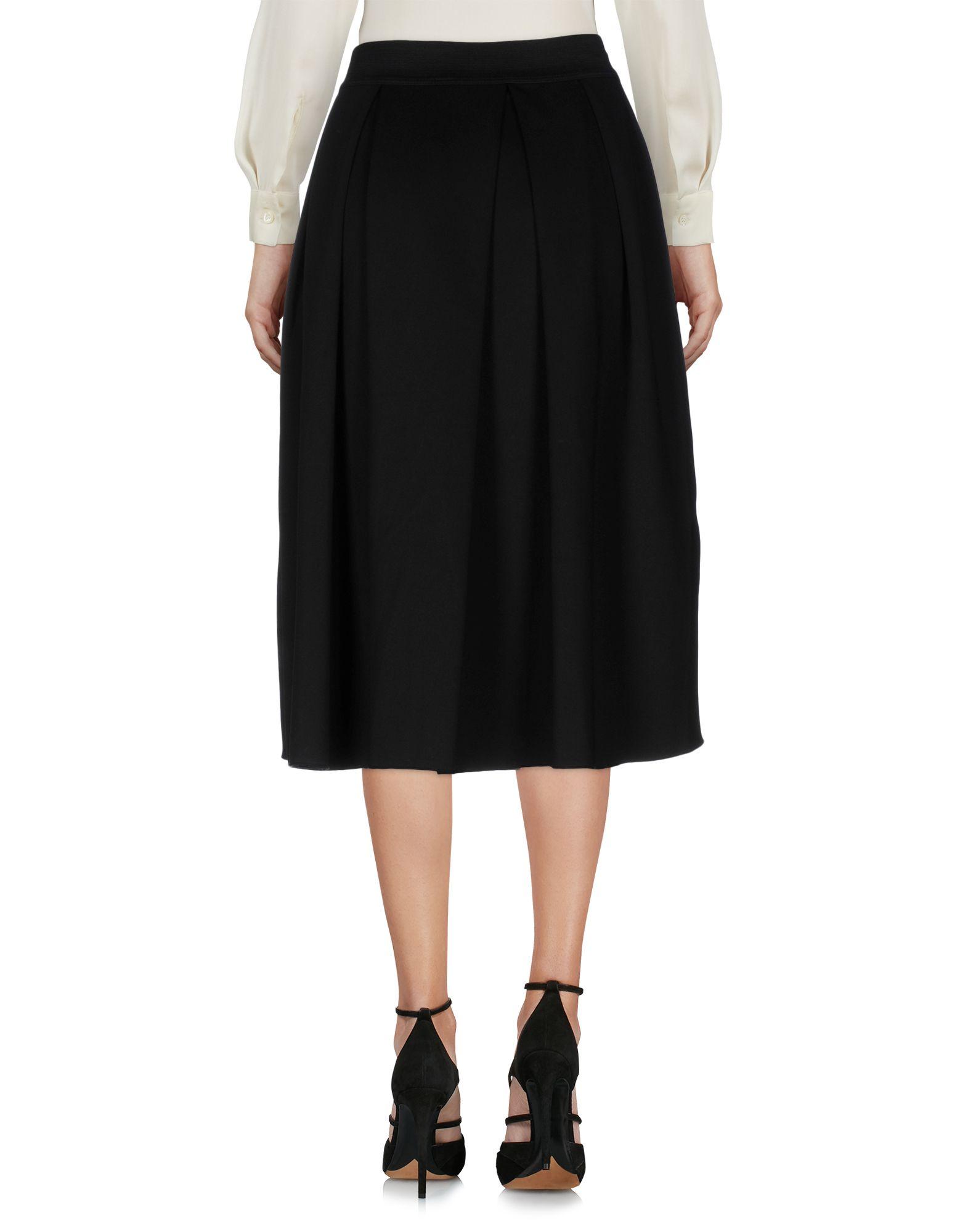 Jijil Knee Length Skirt in Black | Lyst