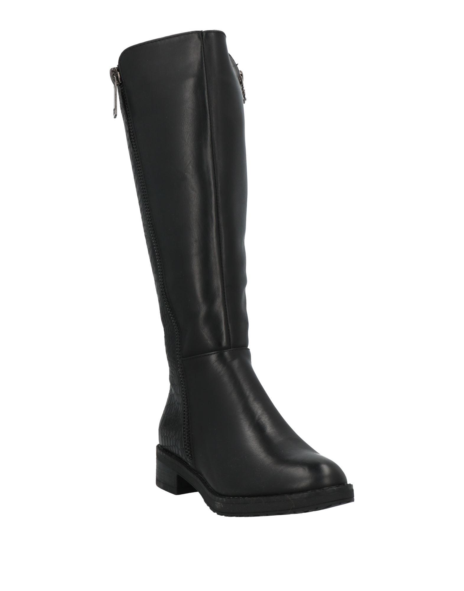 Xti Knee Boots in Black | Lyst