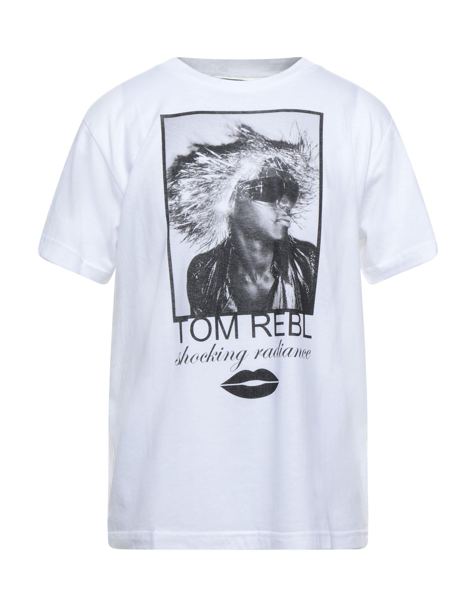 Tom Rebl Cotton T-shirt in White for Men - Lyst