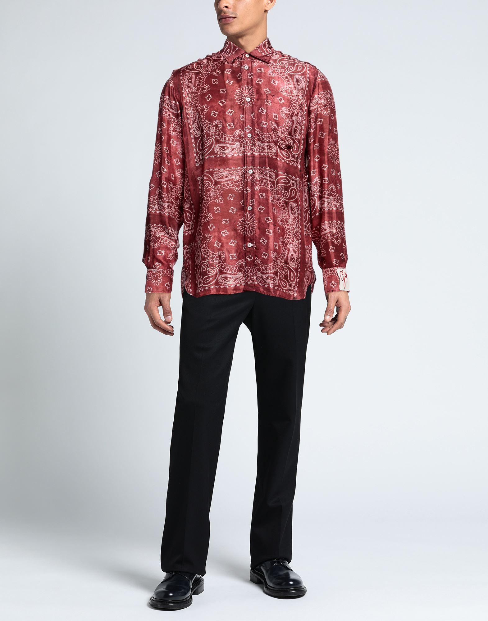 Golden Goose paisley-print shirt - Red