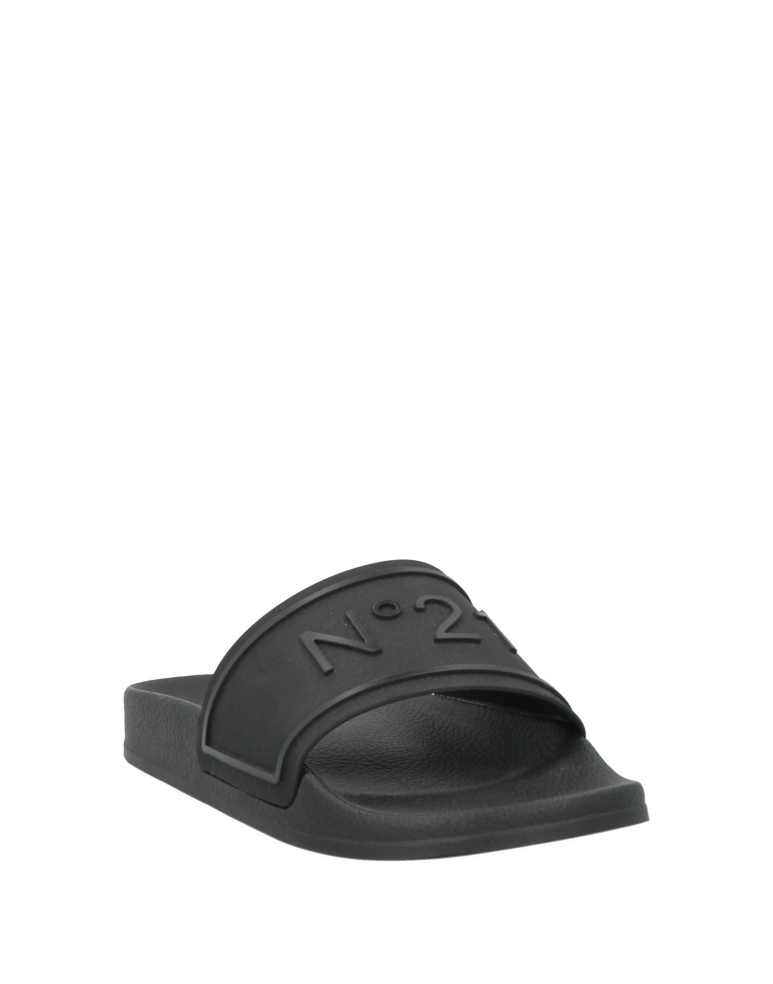 【関税&送料込】N 21 Slide Sandal With Logo N°21 Flat sandals for Women | Online Sale up to 81% off | Lyst