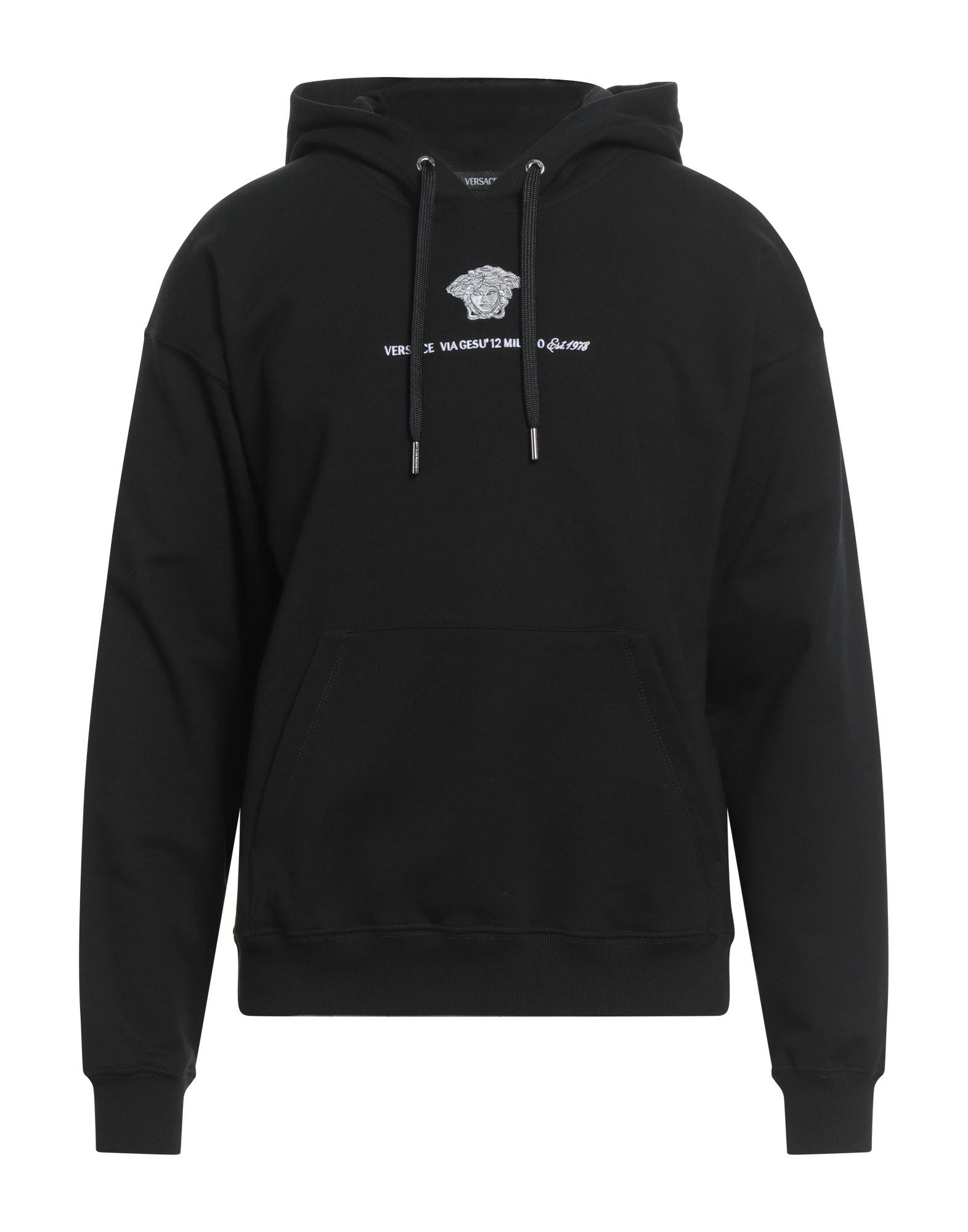 VERSACE ラ メドゥーサ フーディ La Medusa Hoodie Black | VERSACE US