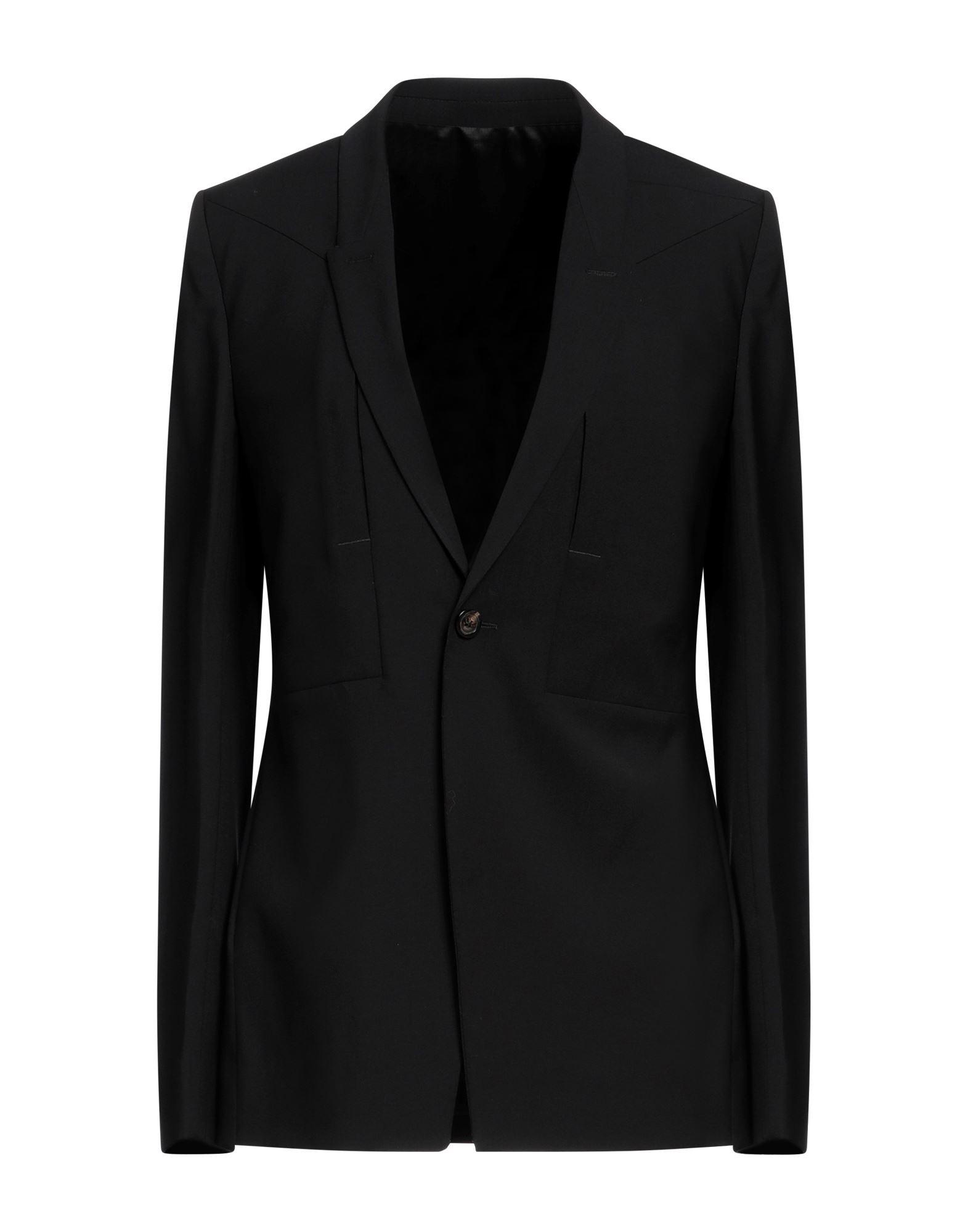 Rick Owens shawl-lapel velvet jacket - Black