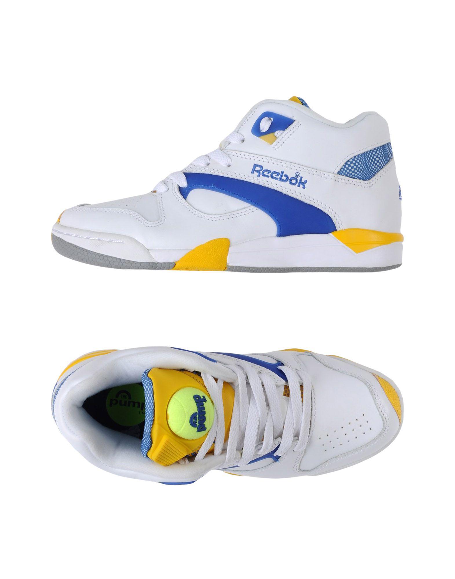 Reebok Leather Hightops & Sneakers in White for Men Lyst