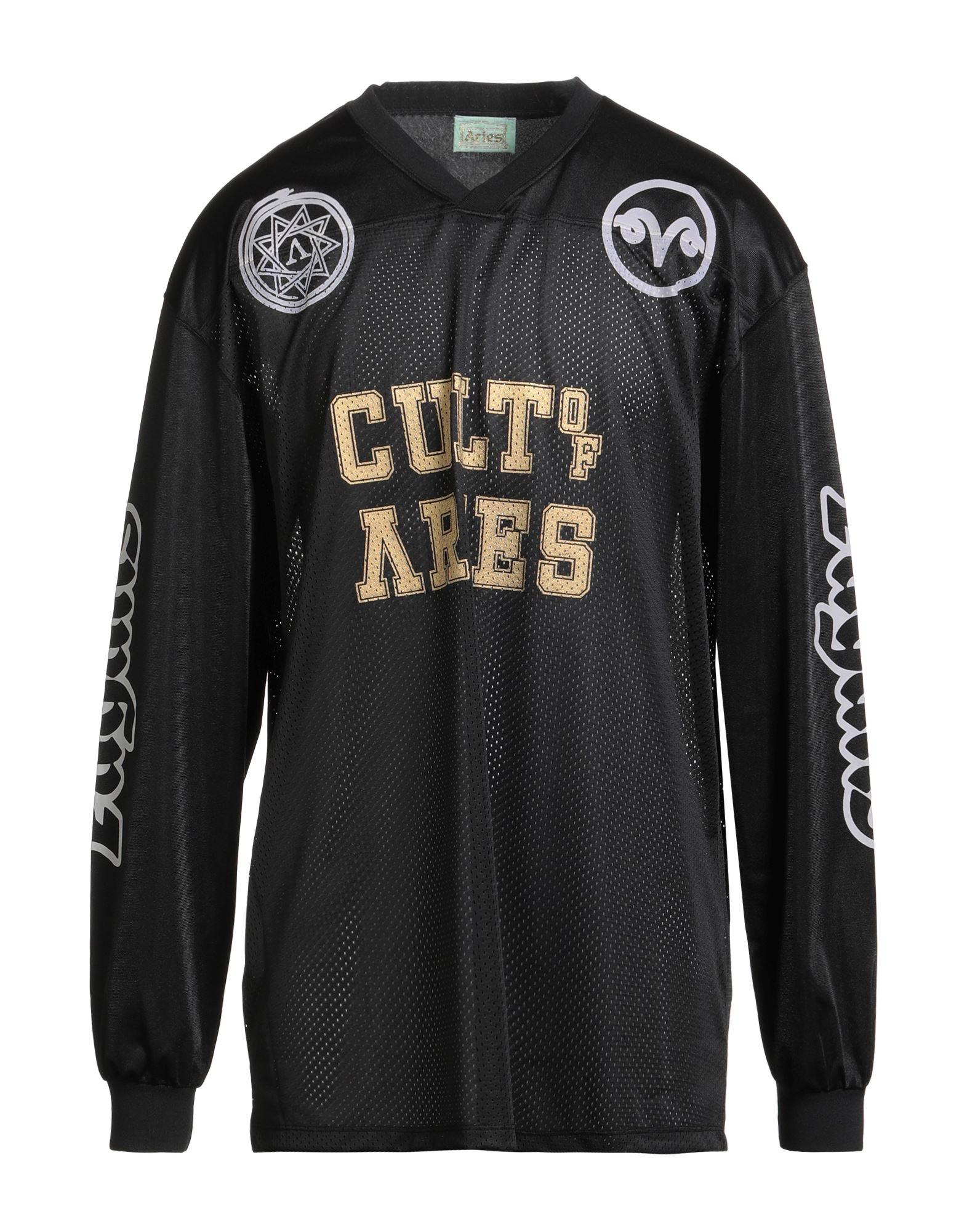 ★ARIES★ Mercerized Long Sleeve T-Shirt Black STAR40000BLK Aries Long-sleeve t-shirts for Men | Online Sale up to 80