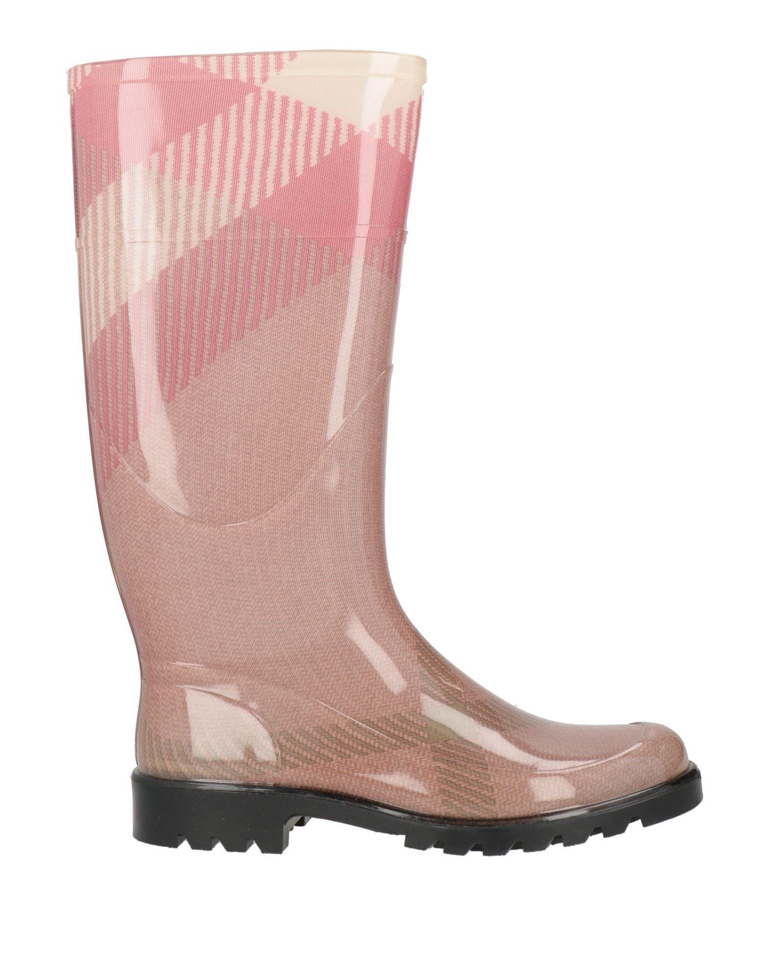 Burberry best sale boots pink