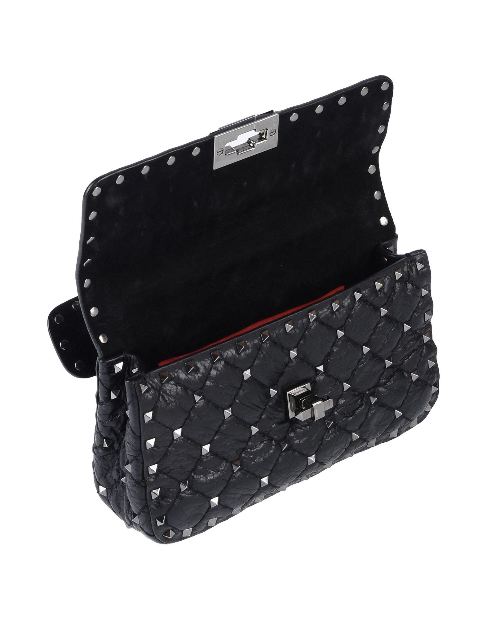 Valentino Leather Handbag in Black - Lyst