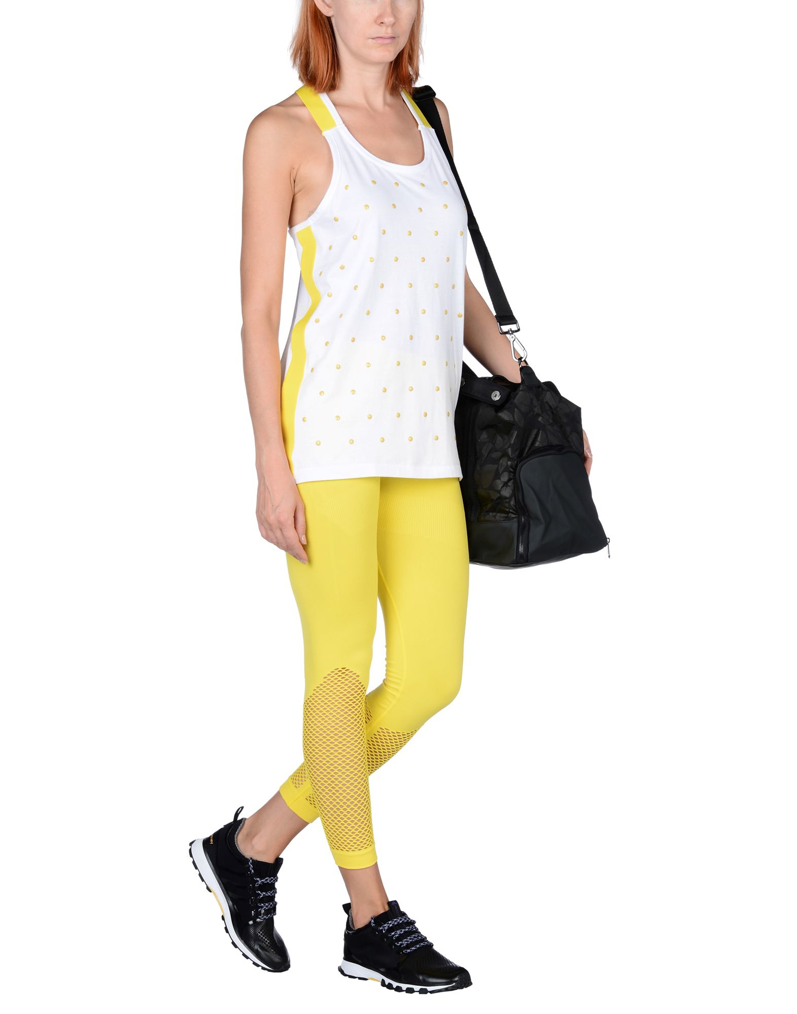 adidas By Stella McCartney Synthetic Leggings in Yellow Lyst
