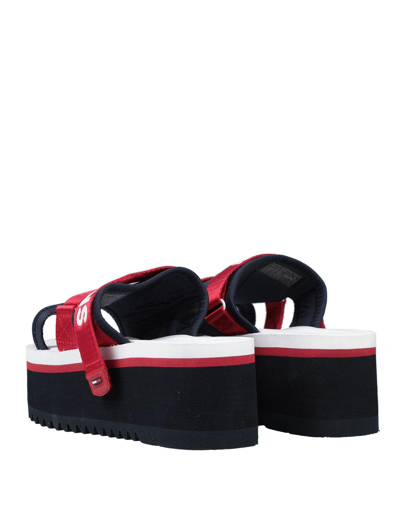 Tommy Hilfiger Sandals in Red | Lyst