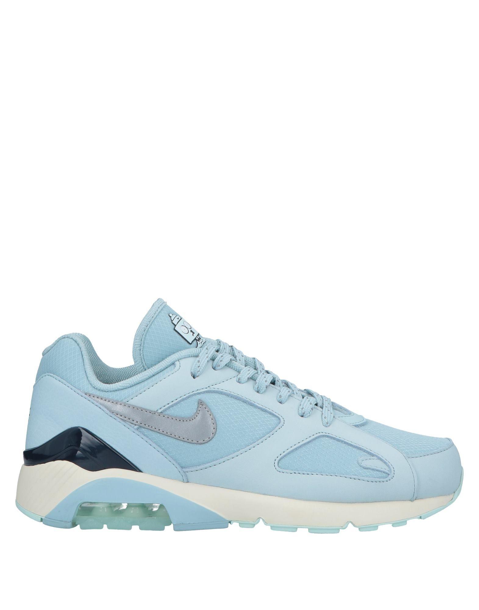Nike Leather Low-tops & Sneakers in Sky Blue (Blue) for Men - Lyst