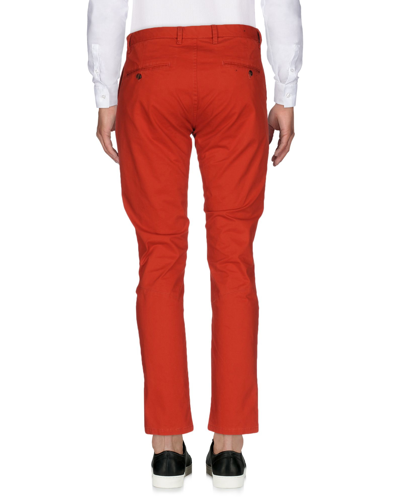 Scotch & Soda Cotton Casual Pants in Rust (Red) for Men - Lyst
