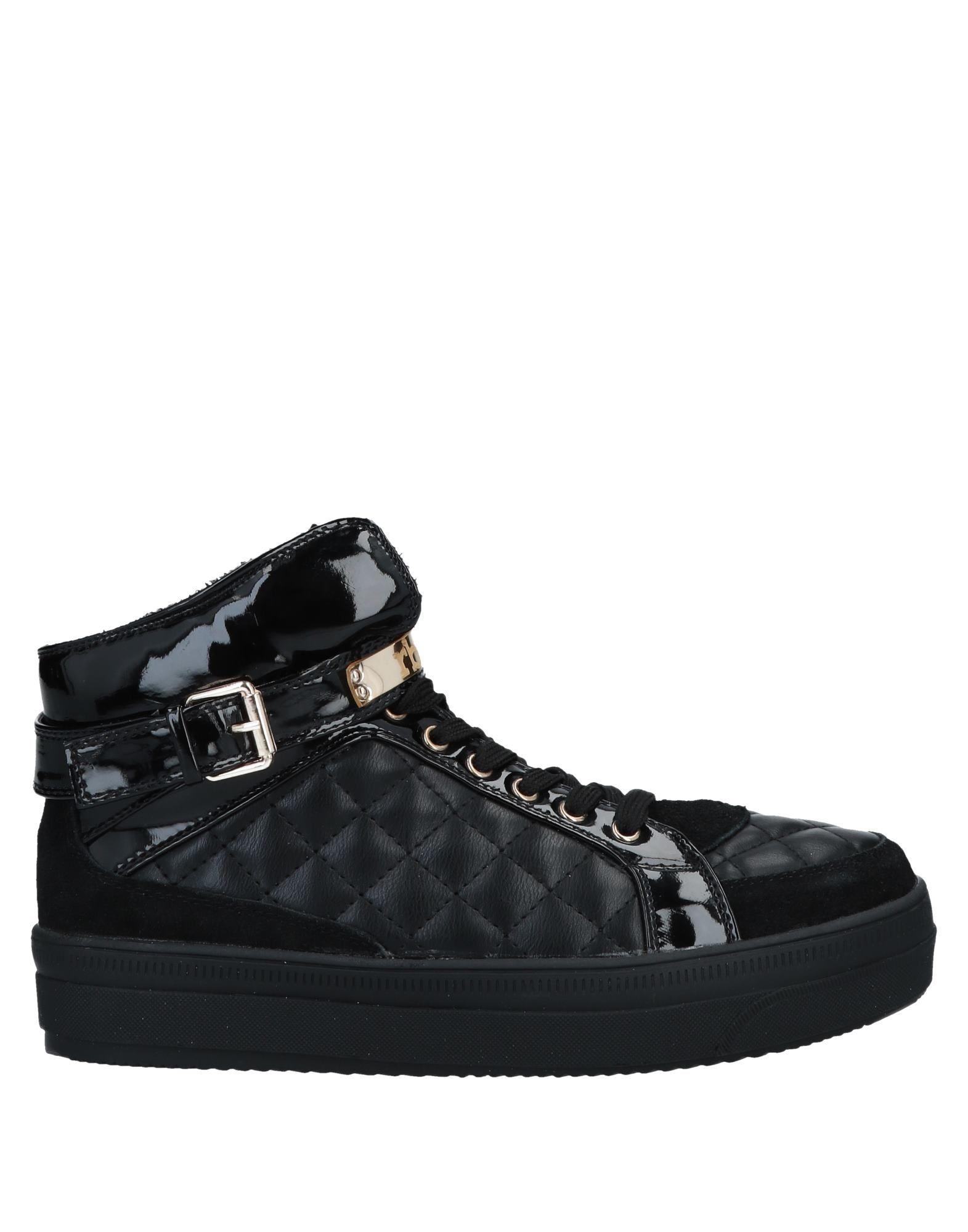 Roccobarocco Leather High-tops & Sneakers in Black - Lyst
