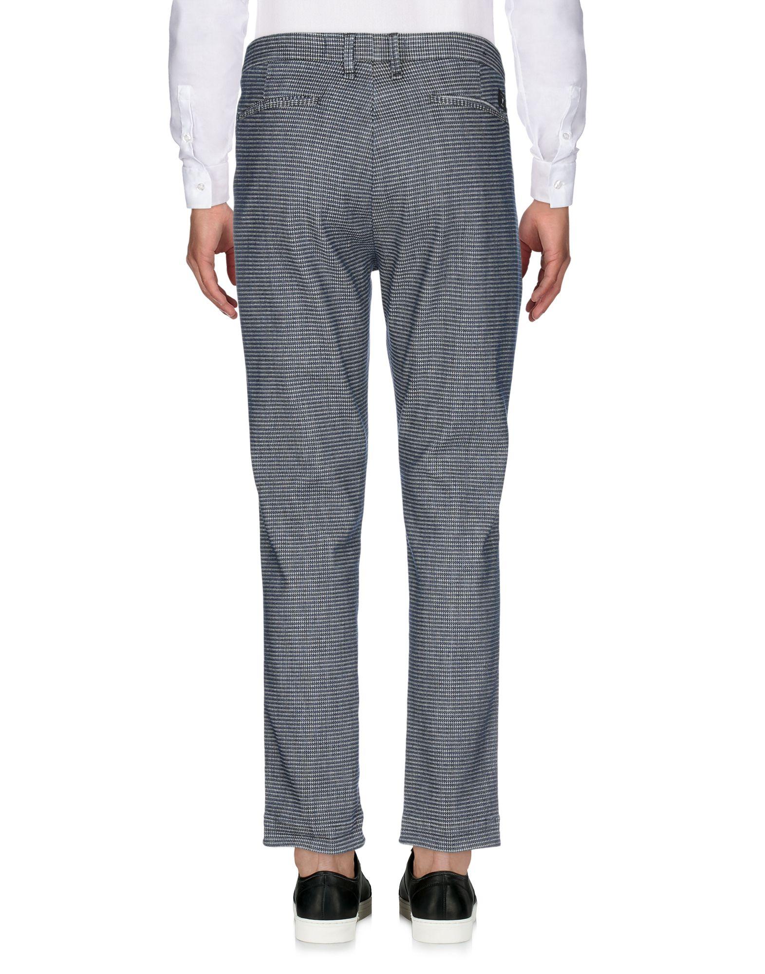 Guess Cotton Casual Pants in Blue for Men - Lyst