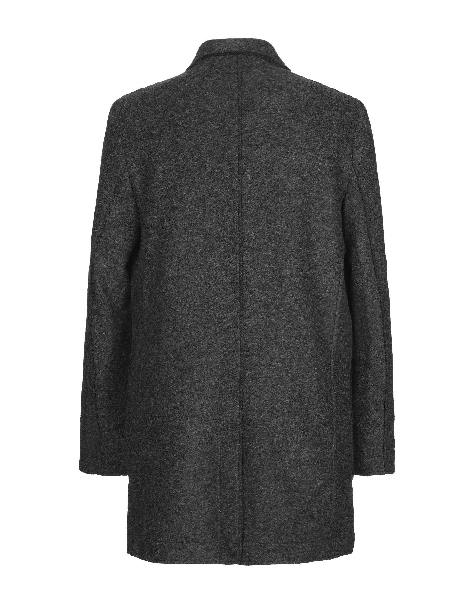 Minimum Wool Coat in Lead (Gray) for Men - Lyst