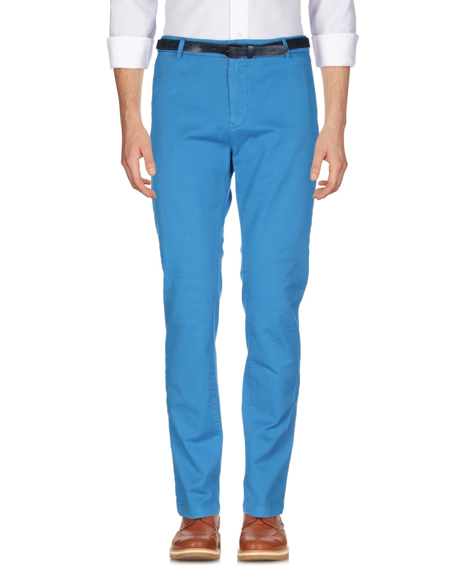 Scotch & Soda Cotton Casual Trouser in Azure (Blue) for Men - Lyst