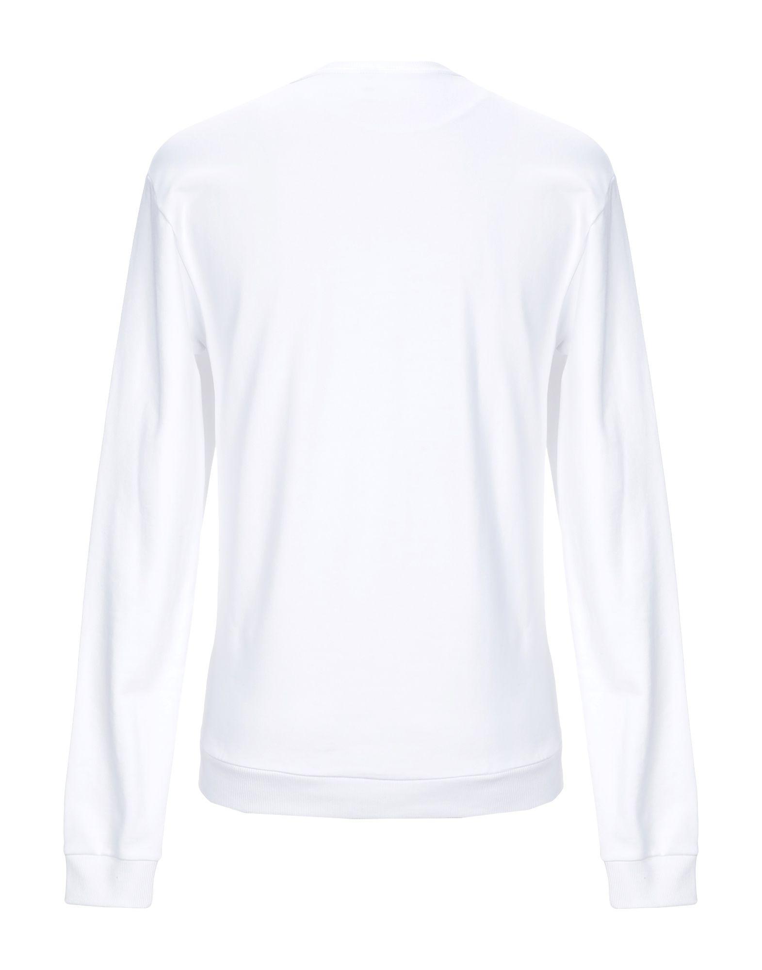 Moschino Cotton Sweatshirt in White for Men - Lyst