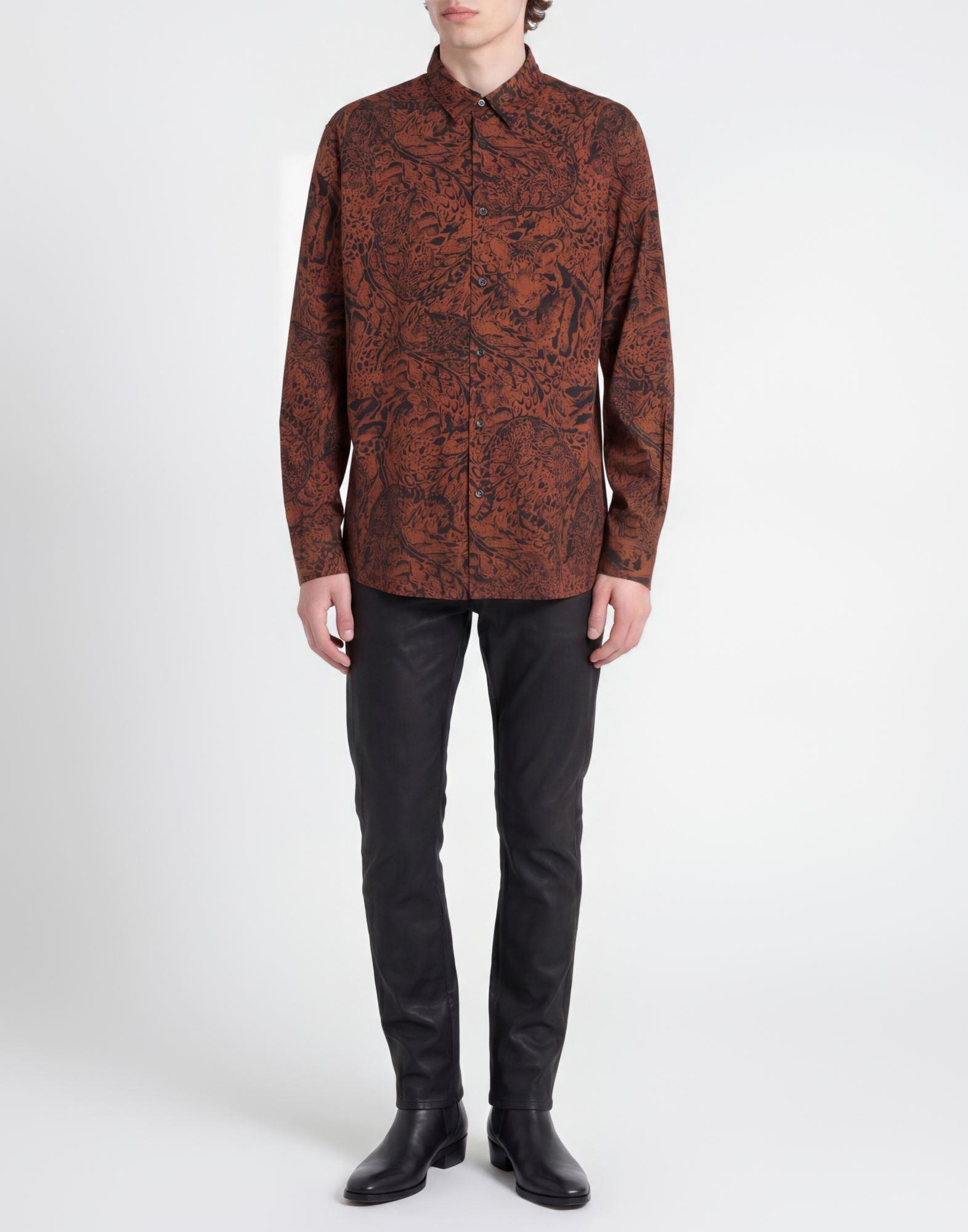 just cavalli dress shirt Just Cavalli Dark Navy Ruffled Details Stretch Cotton Long Sleeve Shirt L