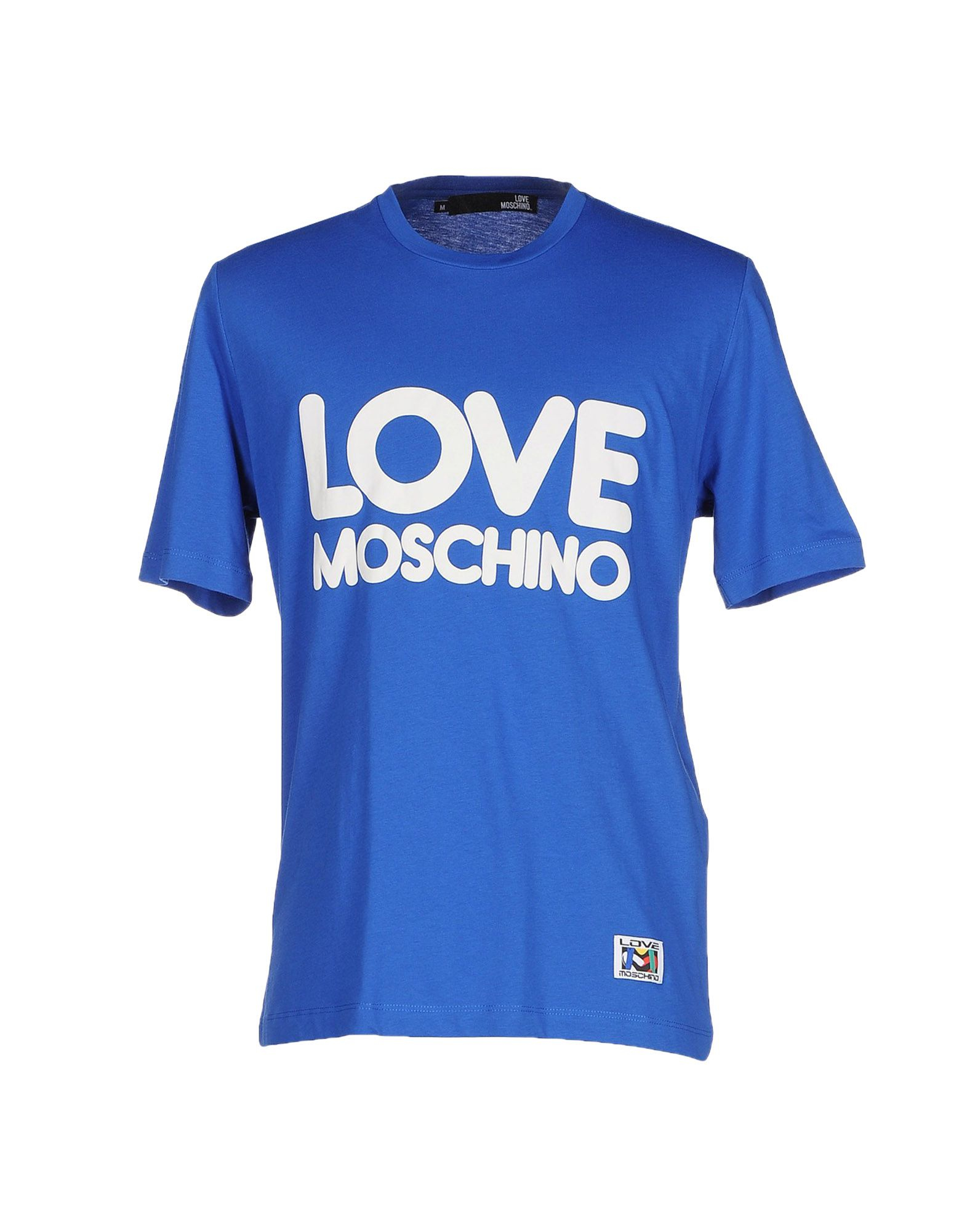 Love moschino T-shirt in Blue for Men | Lyst