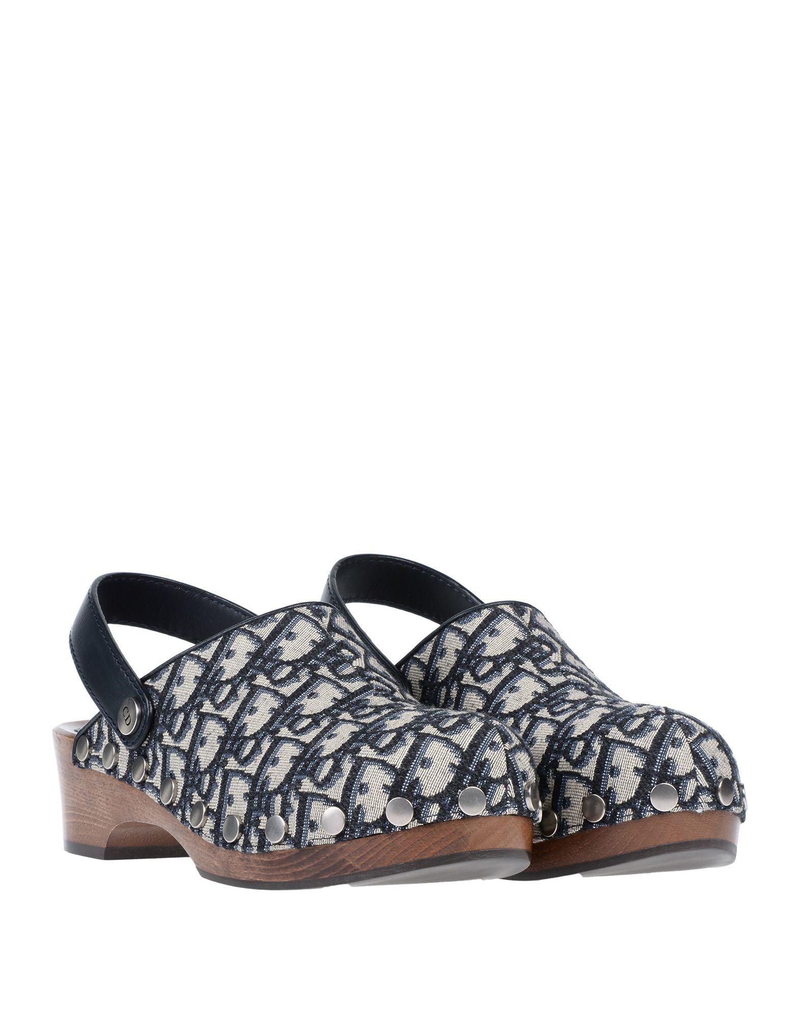 Dior Canvas Diorquake Slipper Leather Blue - Lyst