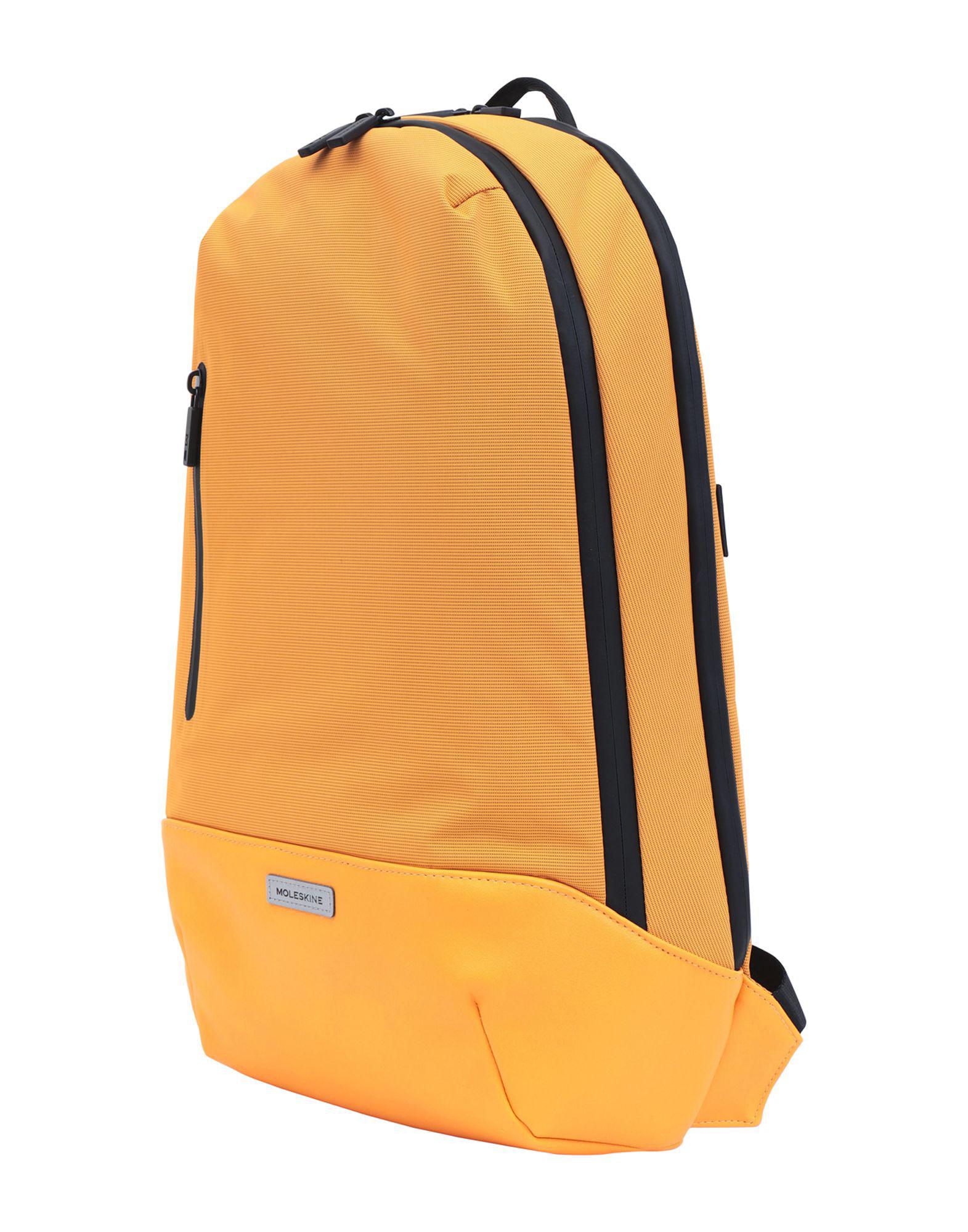 moleskine backpack yellow