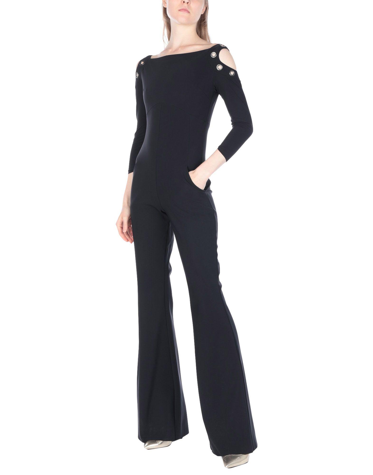 Chiara Boni Synthetic Jumpsuit in Black - Lyst
