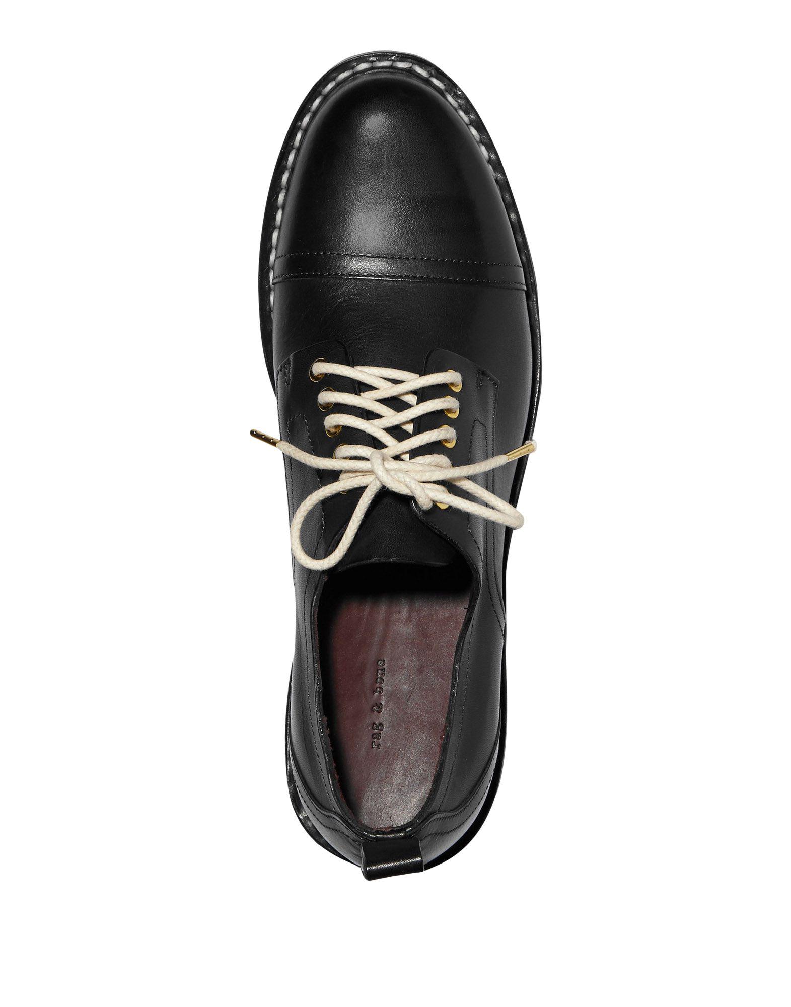 Rag & Bone Lace-up Shoe in Black - Lyst