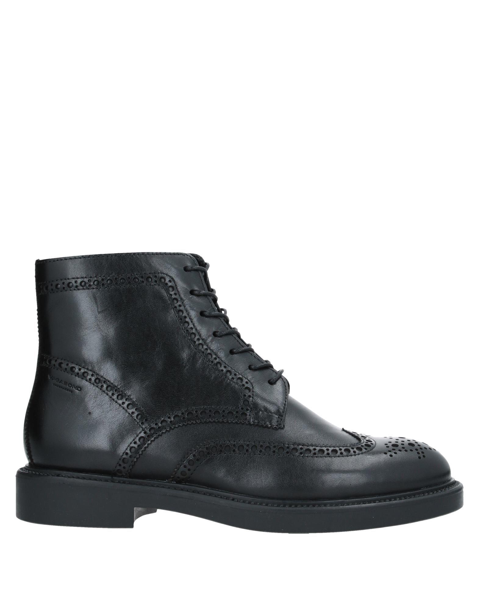 Vagabond Leather Ankle Boots in Black - Lyst