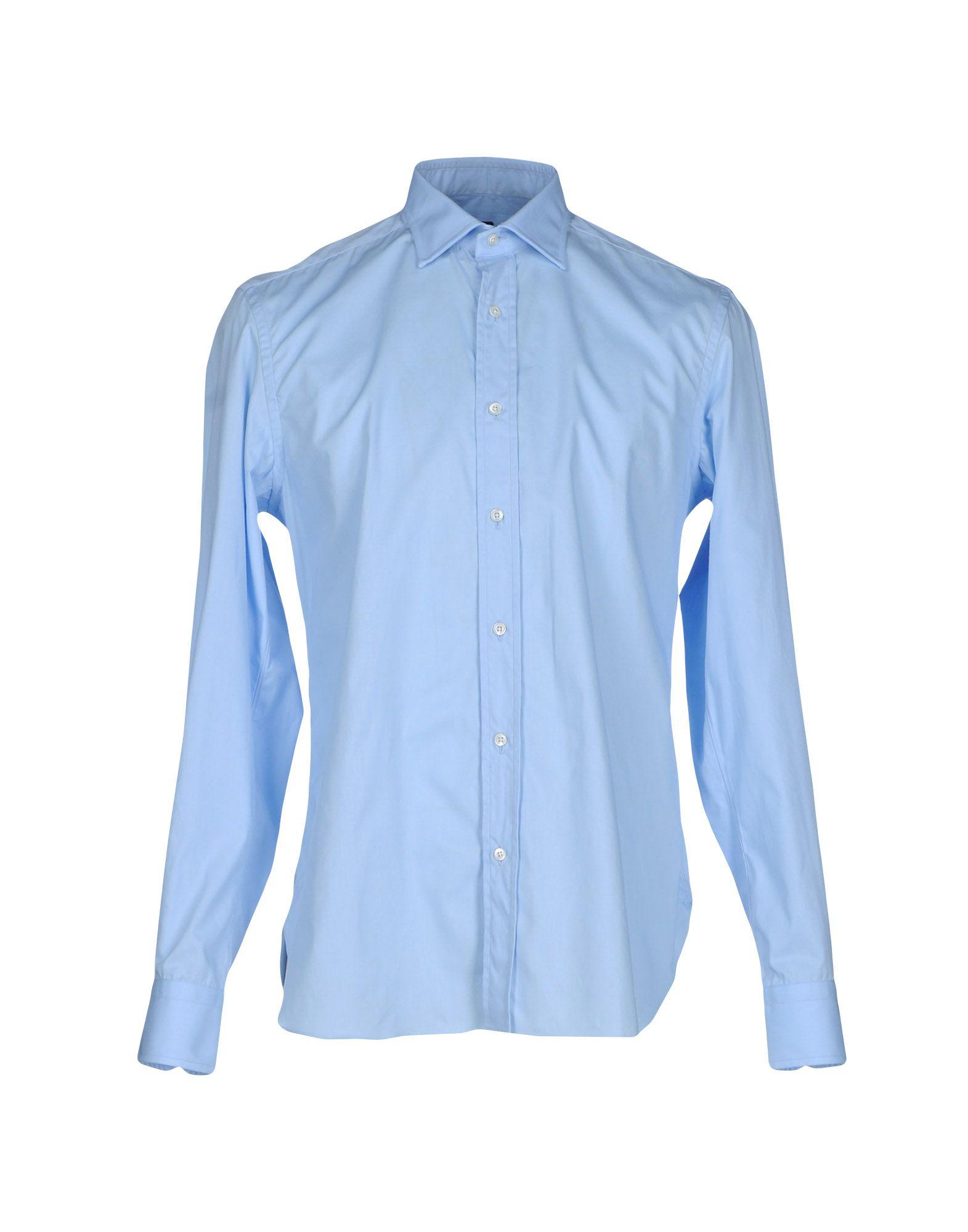 Mp Massimo Piombo Cotton Shirt in Sky Blue (Blue) for Men - Lyst