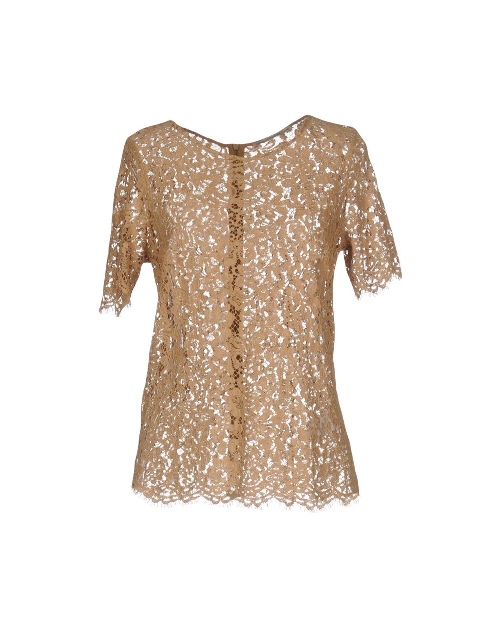 Lyst - Ermanno Scervino Blouse in Natural