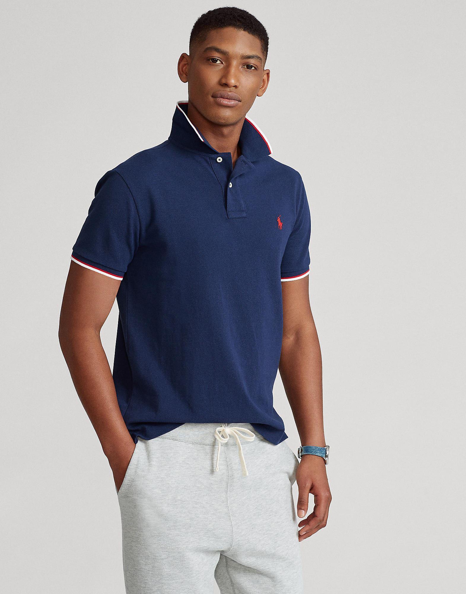 dark blue ralph lauren polo shirt