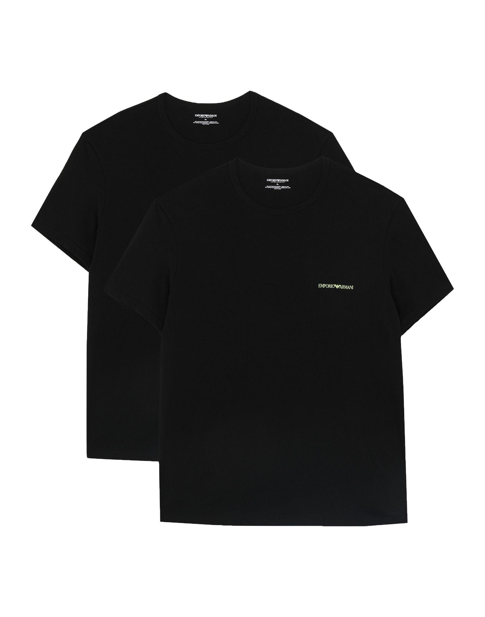 Emporio Armani Undershirt in Black for Men - Lyst