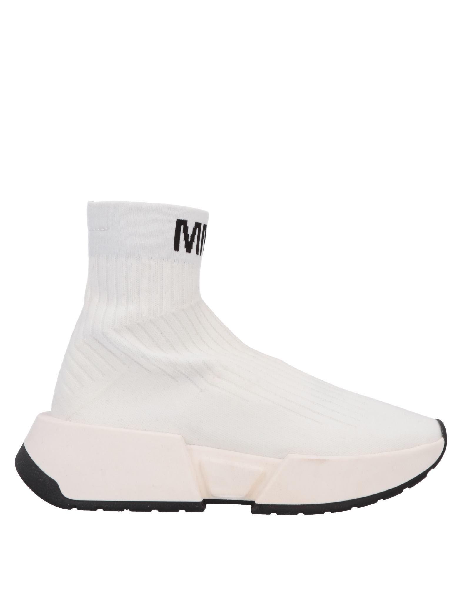 maison margiela white high top
