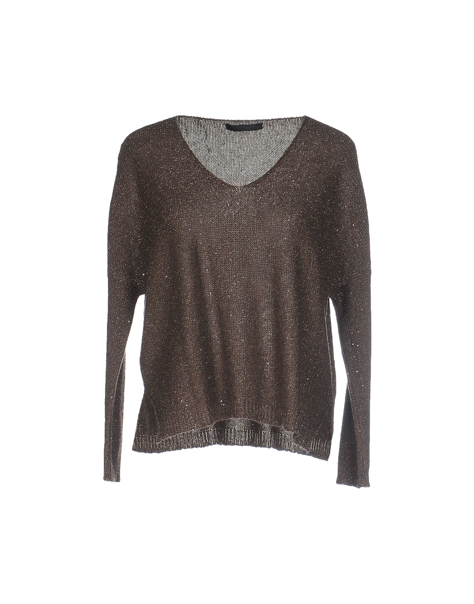 Lyst - Les copains Sweater in Brown