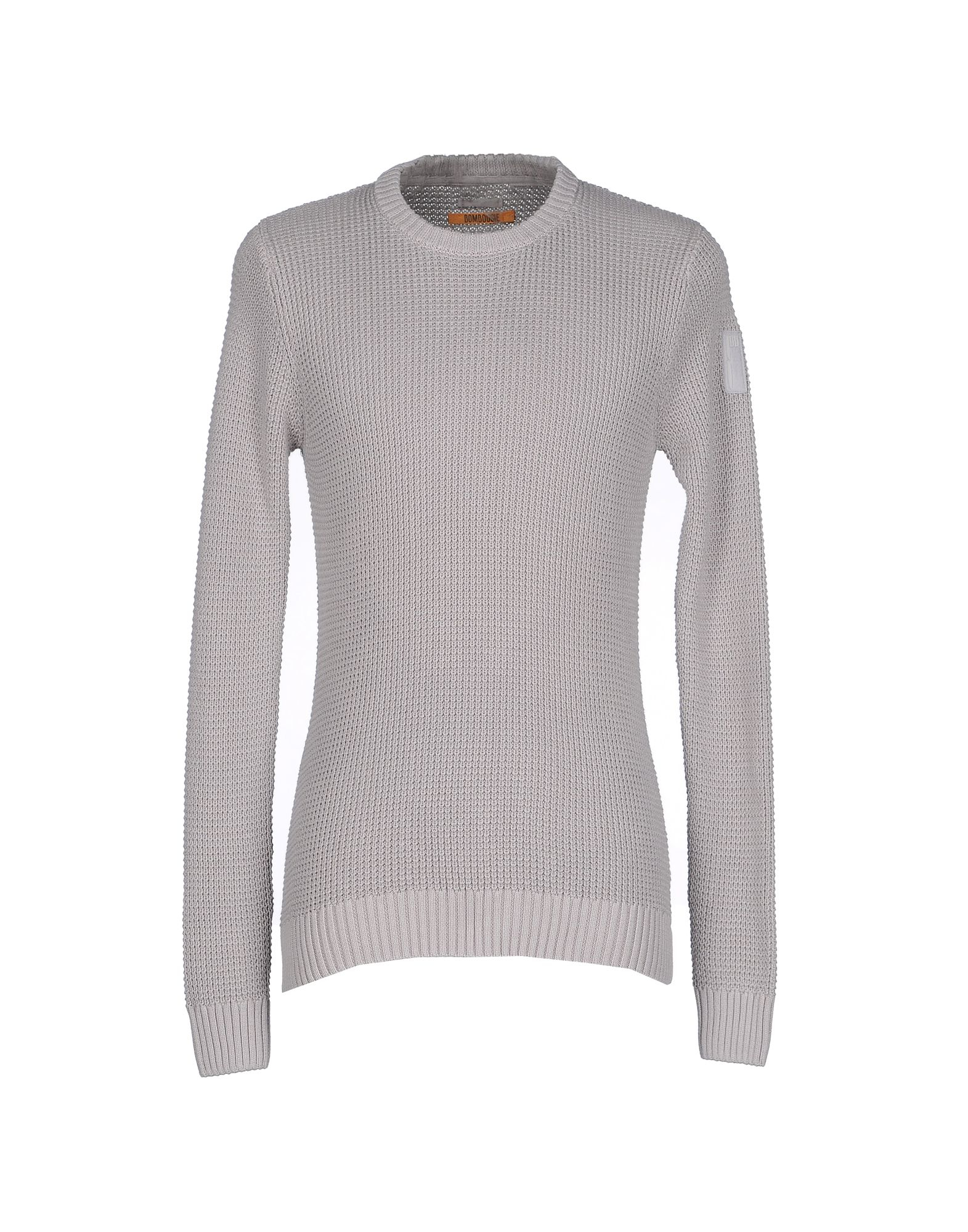 Bomboogie Cotton Sweaters in Grey (Gray) for Men - Lyst