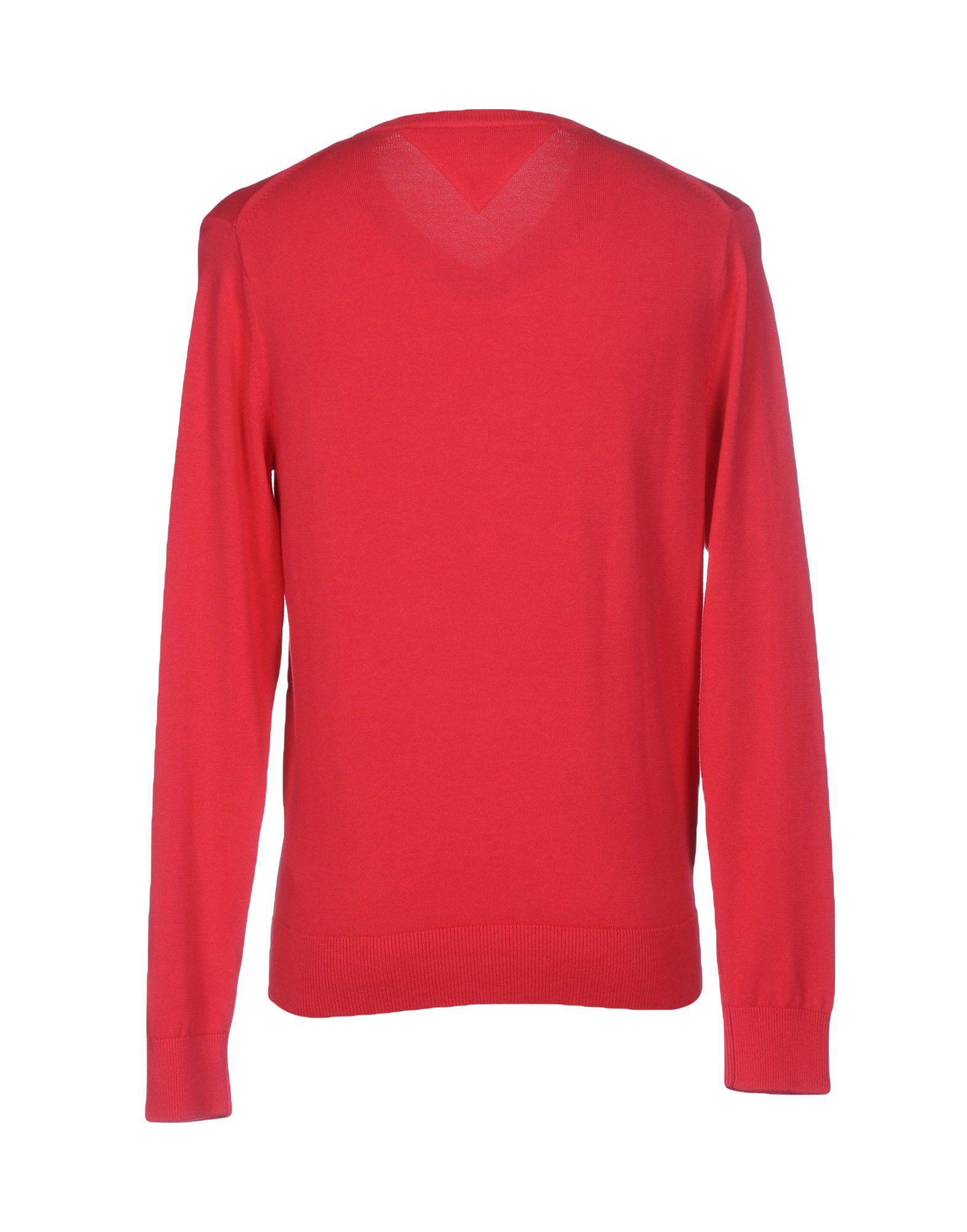 Lyst - Tommy Hilfiger Sweater in Red for Men