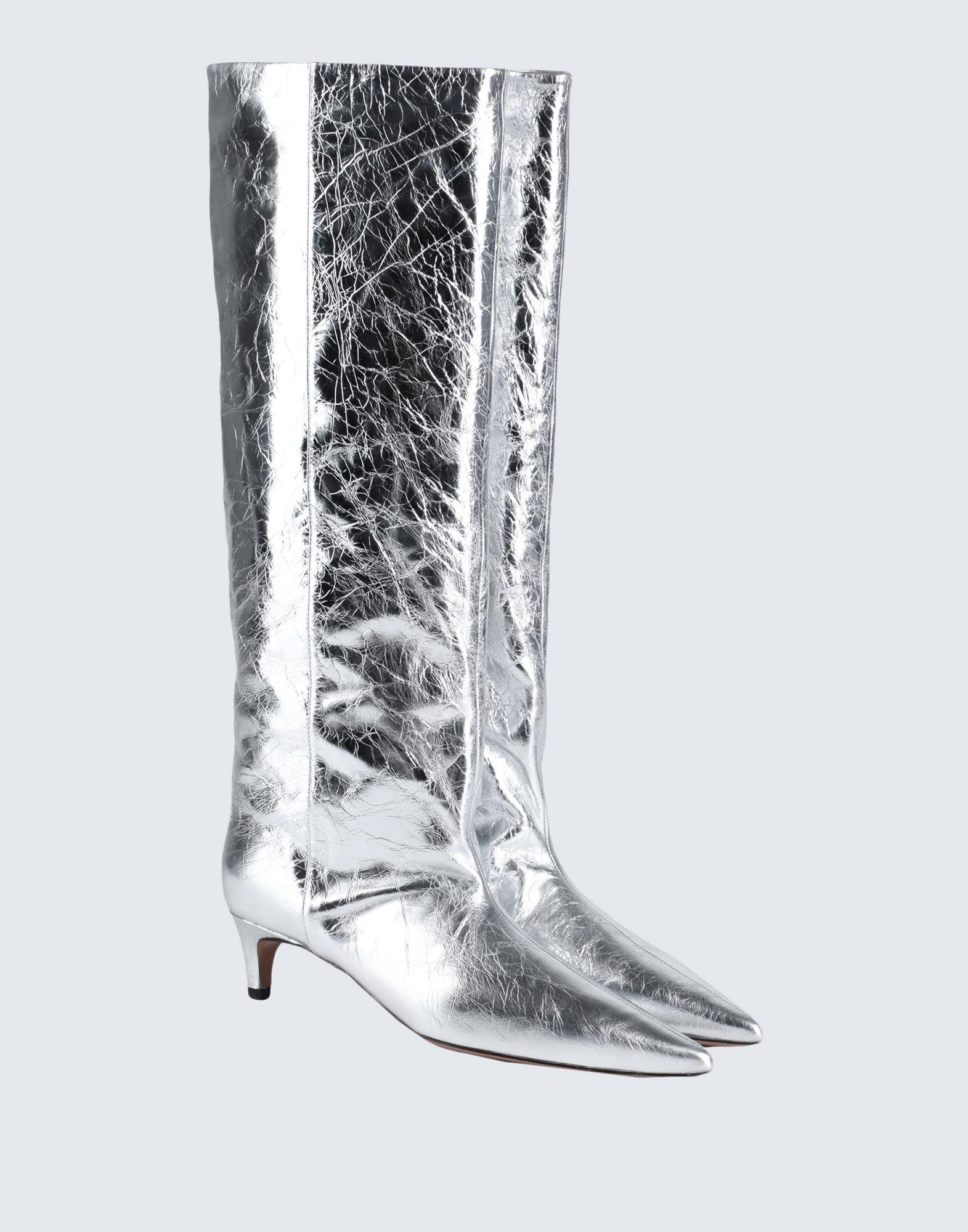 ARKET Knee Boots in White | Lyst