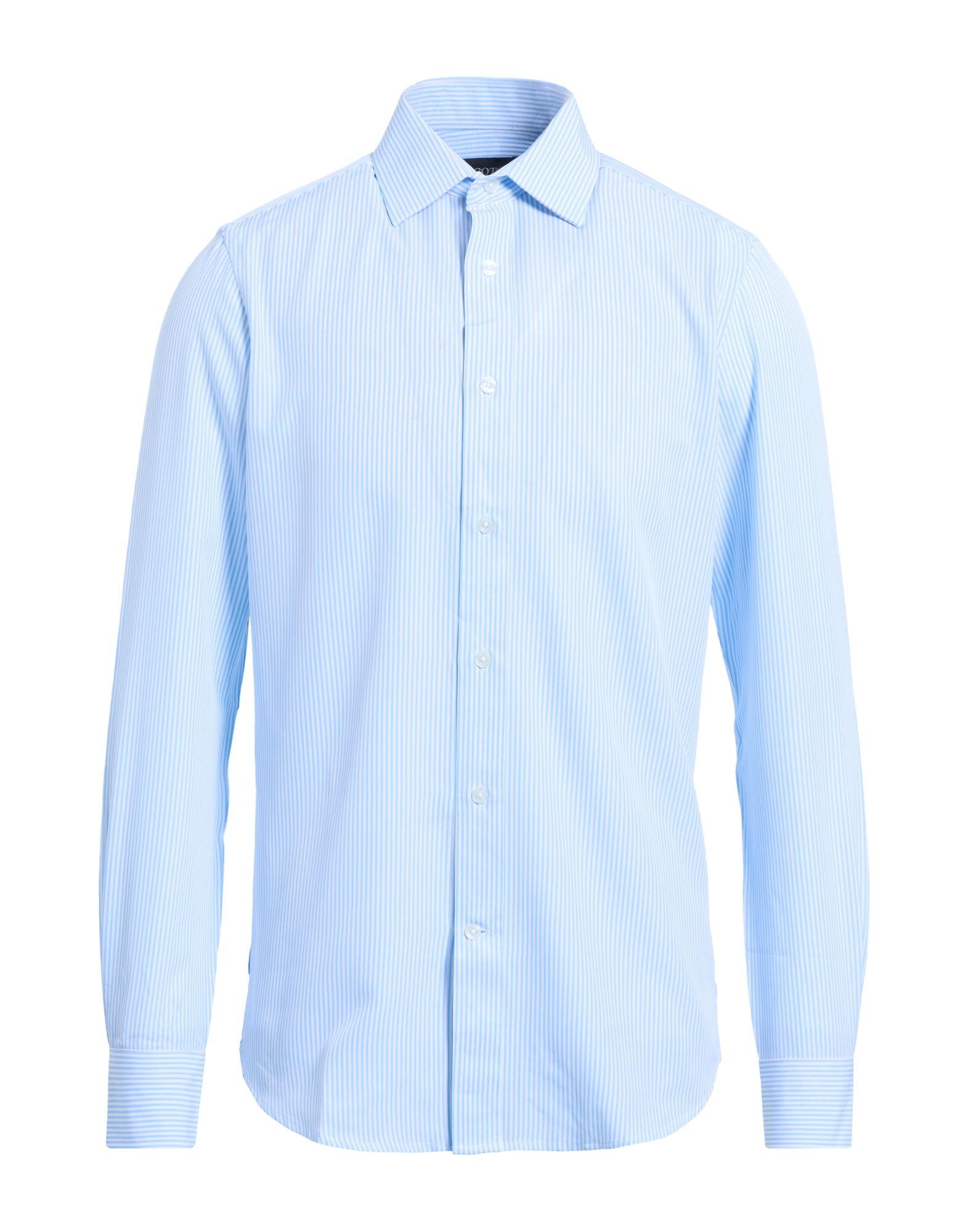 Camicia Uomo Scotch & Soda Blu A Quadri – Cotone, Manica Lunga, Taglia M – Nuova Con Etichette